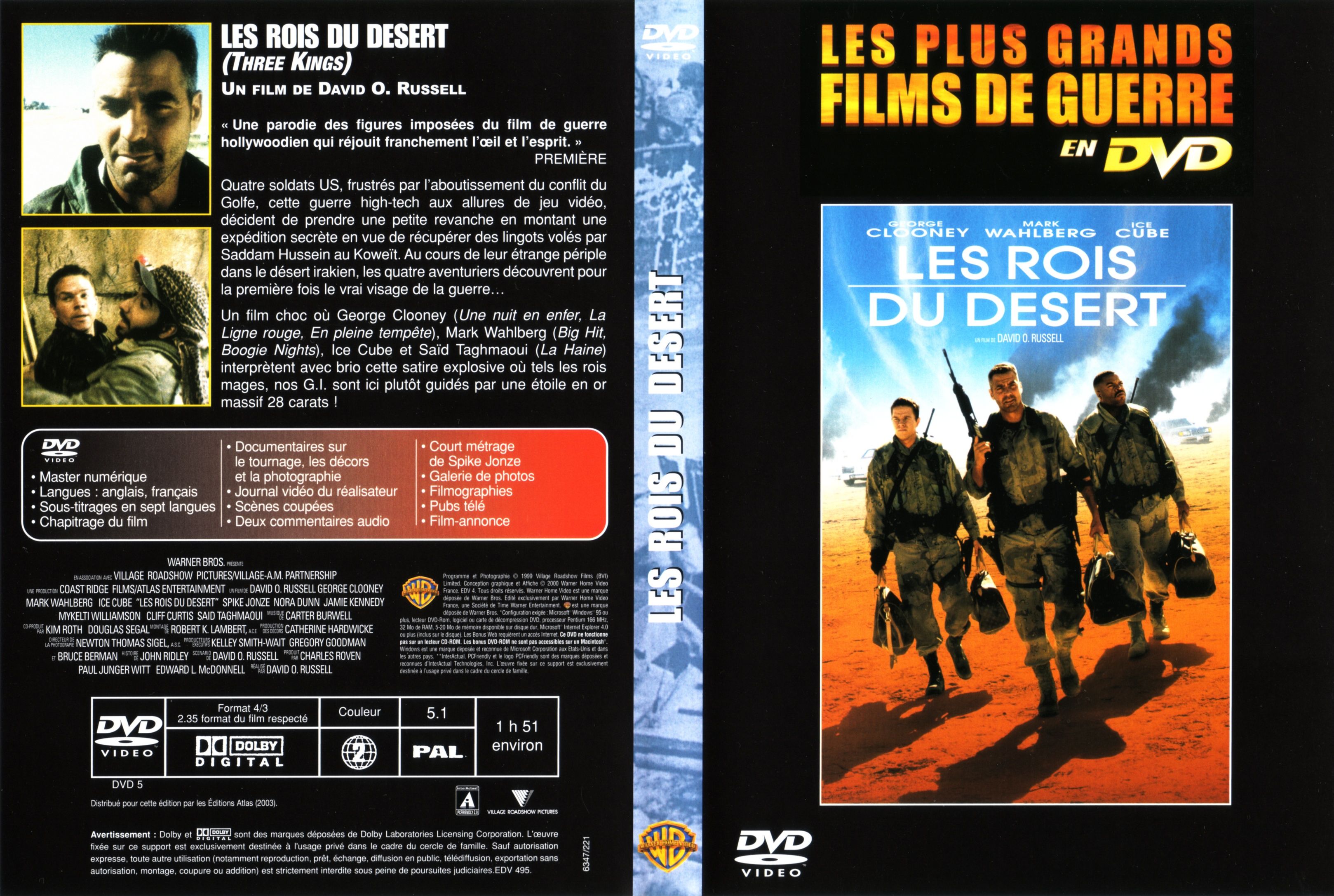 Jaquette DVD Les rois du dsert