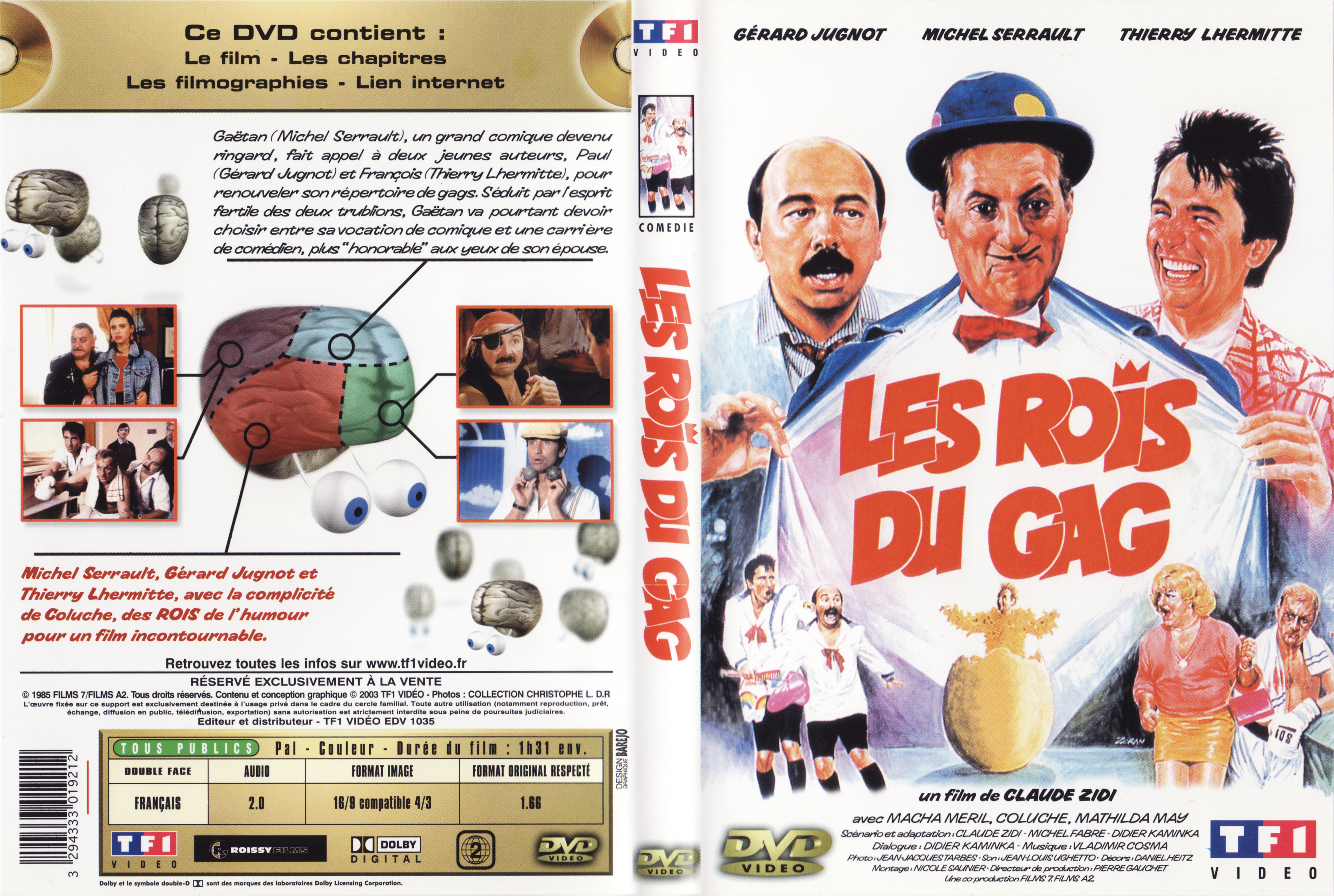 Jaquette DVD Les rois du gag v2
