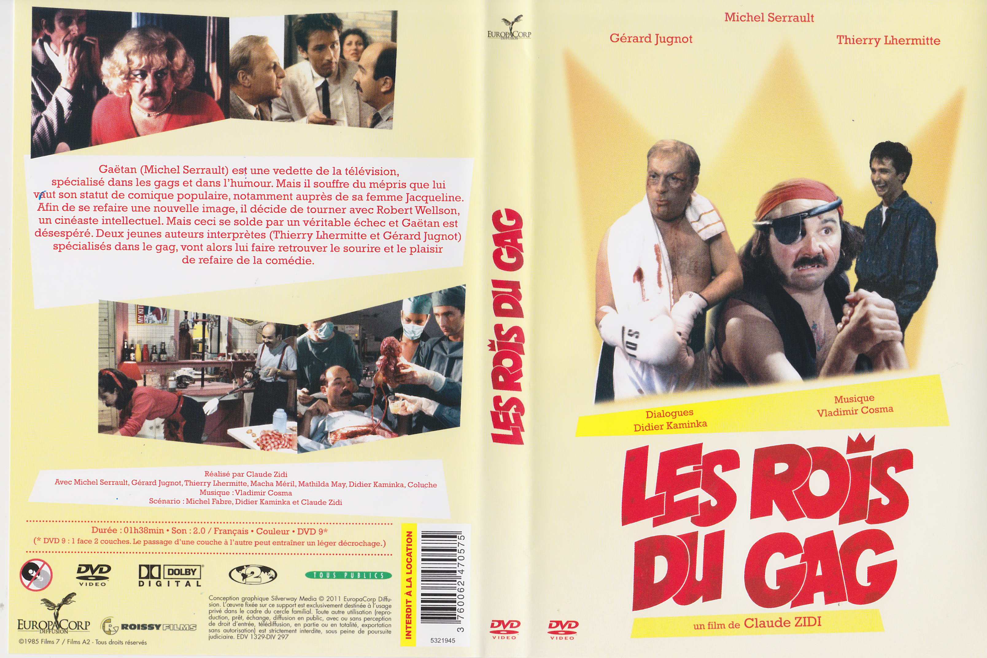 Jaquette DVD Les rois du gag v3