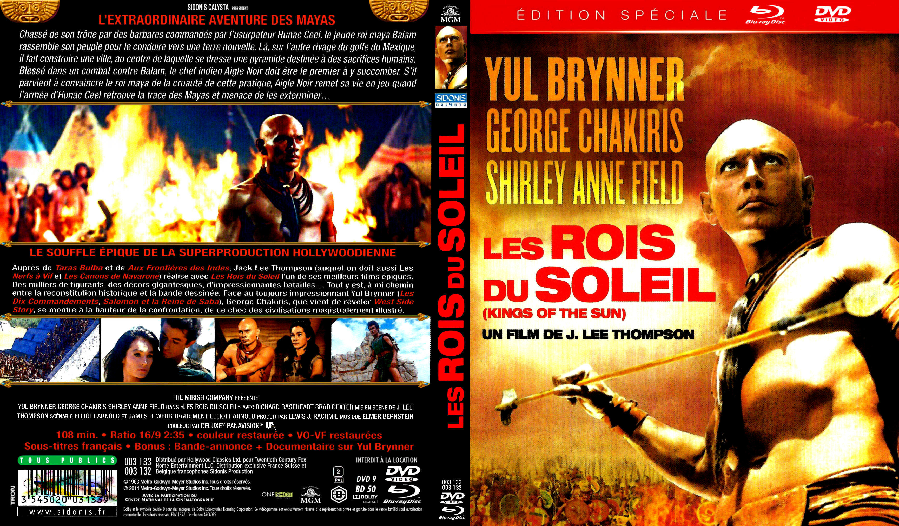 Jaquette DVD Les rois du soleil custom (BLU-RAY)