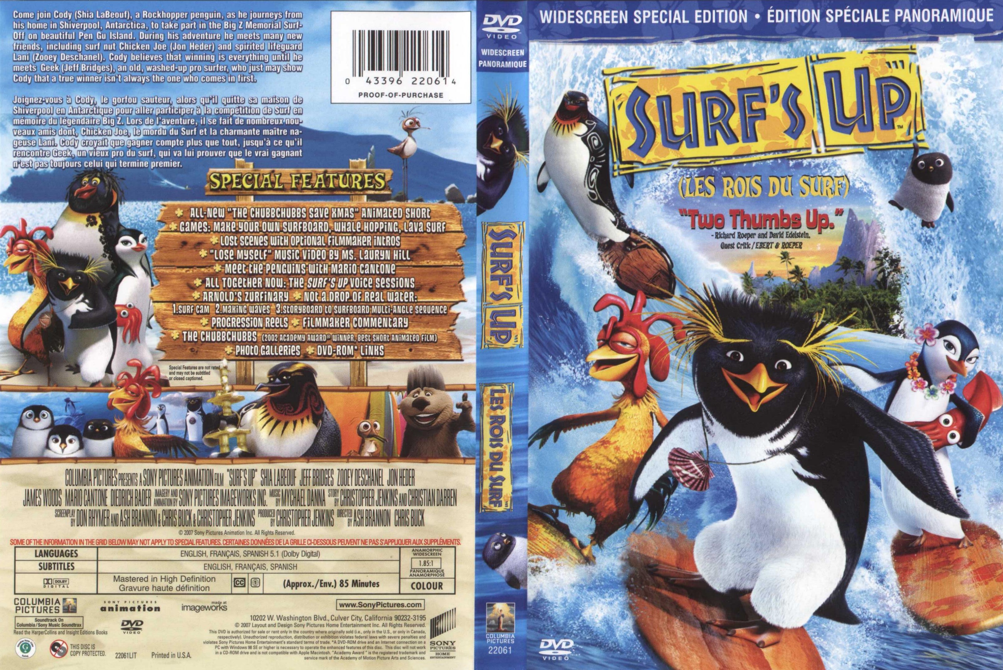Jaquette DVD Les rois du surf - Surf