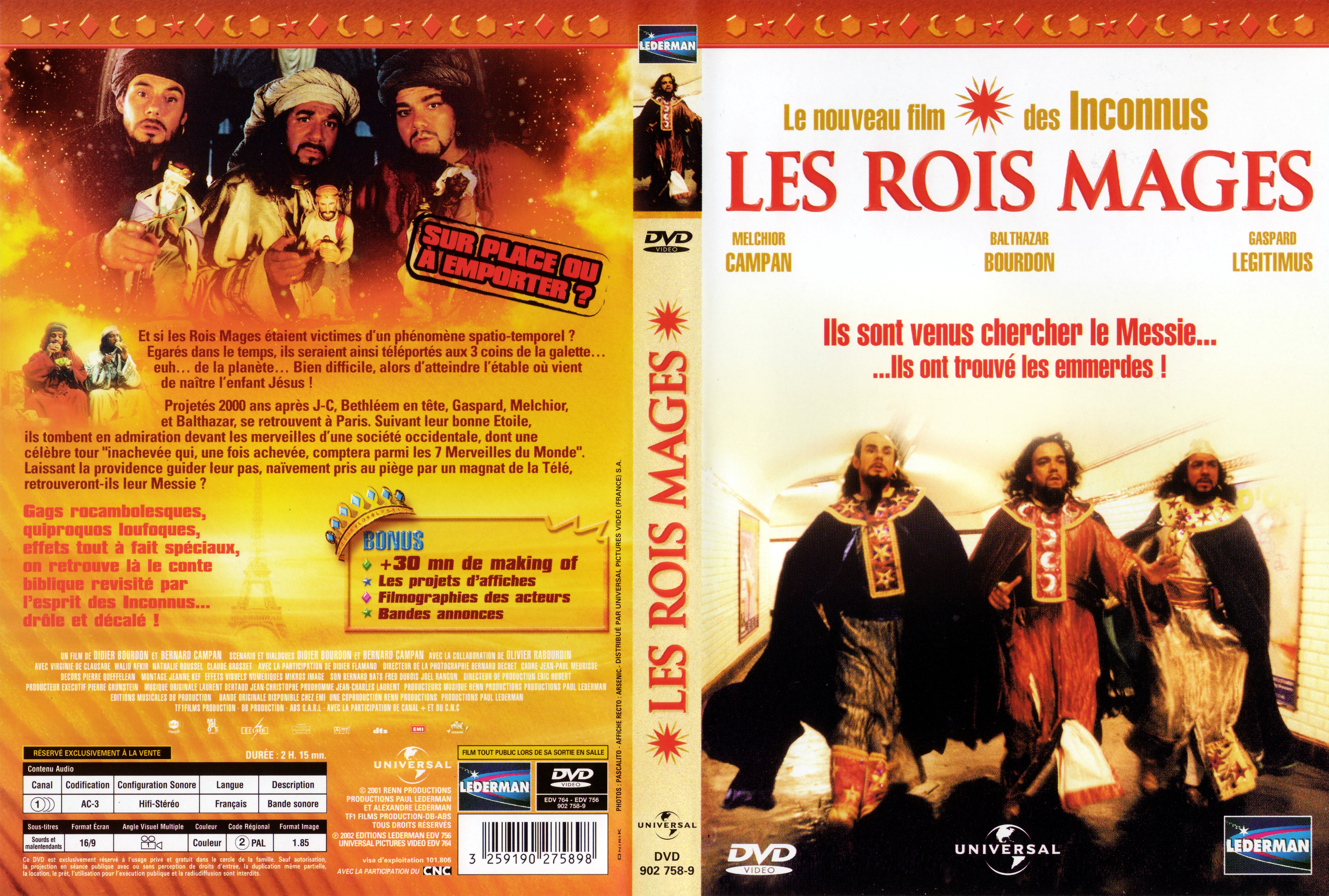 Jaquette DVD Les rois mages
