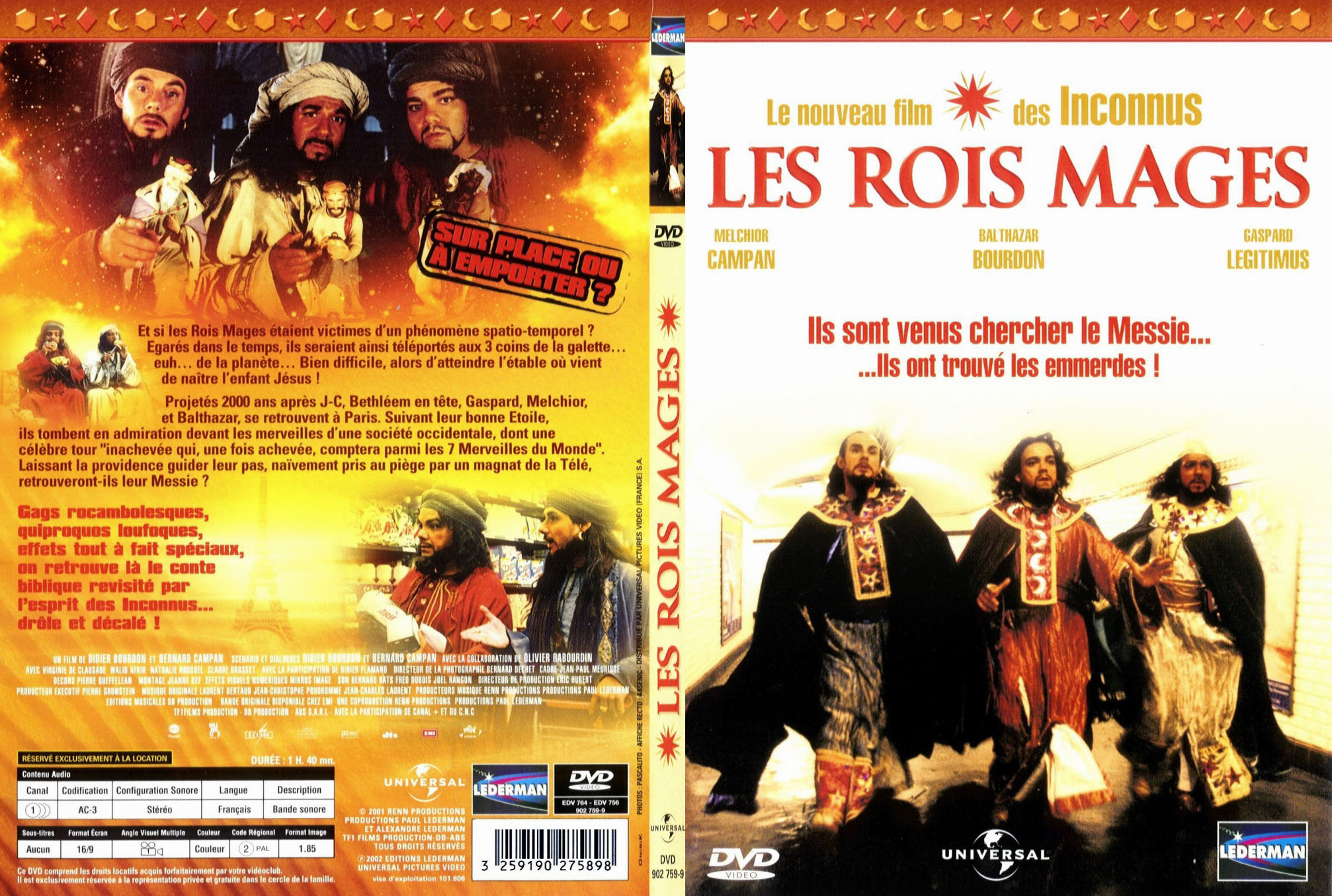 Jaquette DVD Les rois mages - SLIM