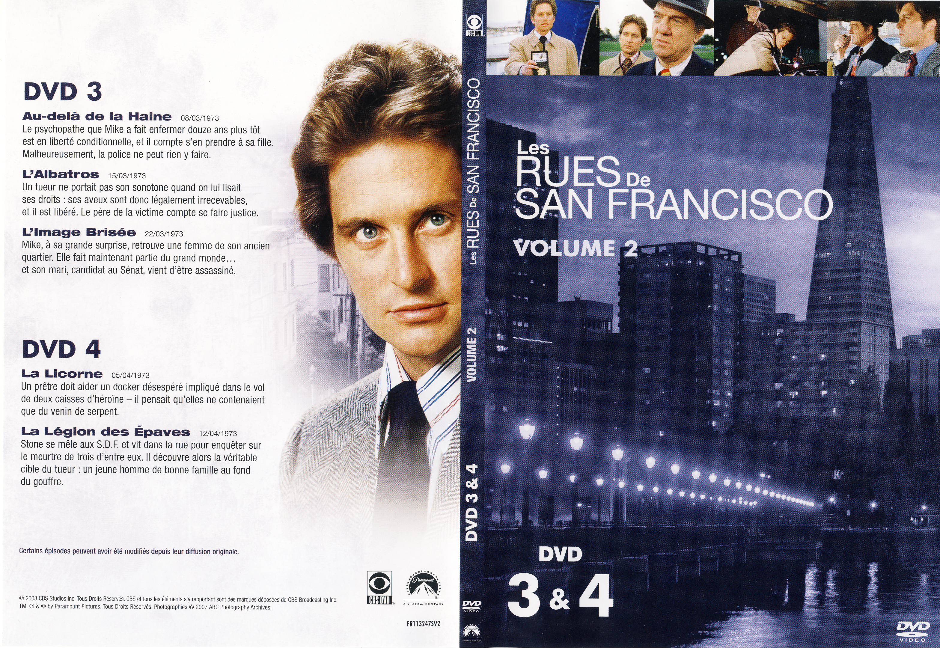 Jaquette DVD Les rues de San Francisco vol 02 DVD 2