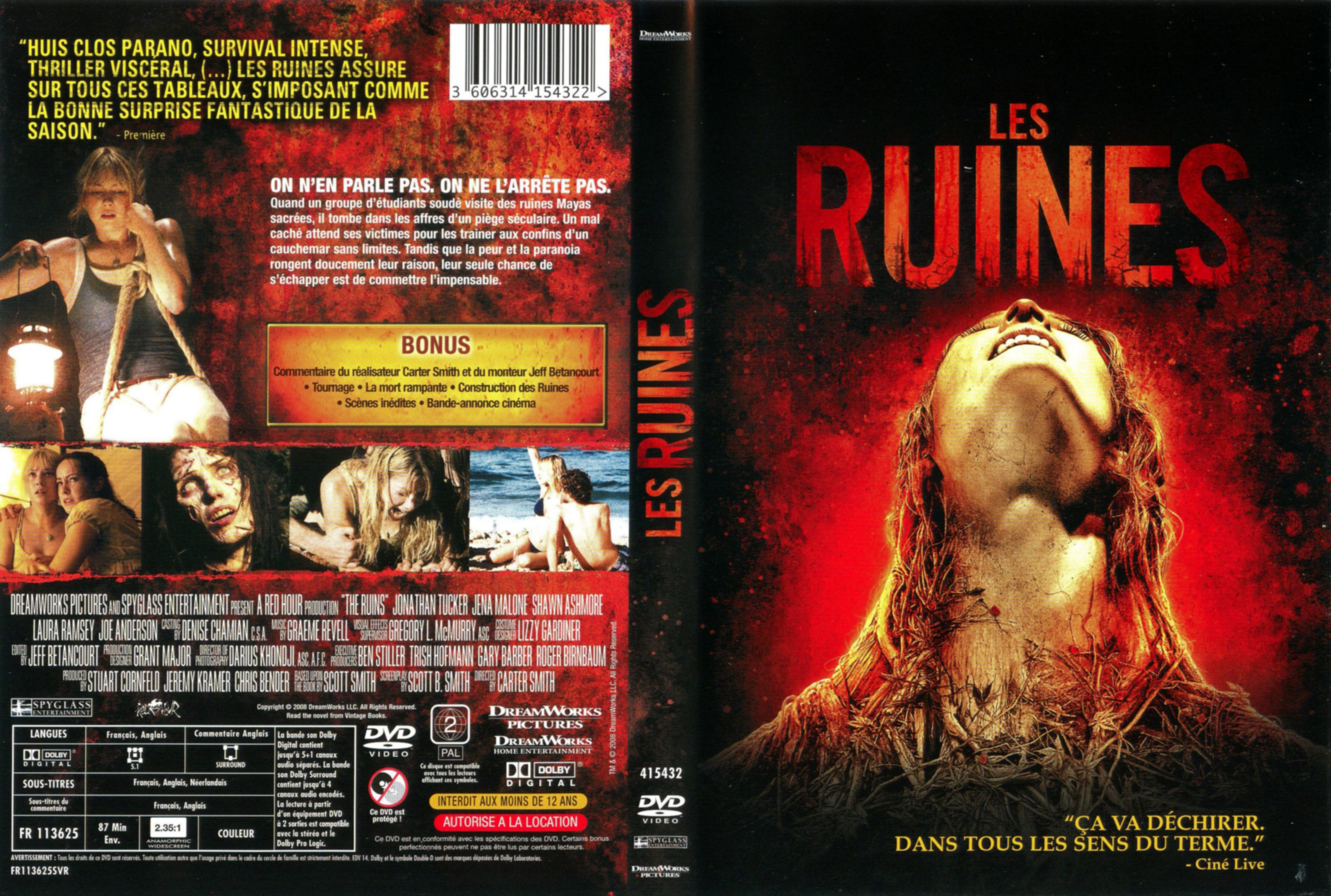 Jaquette DVD Les ruines