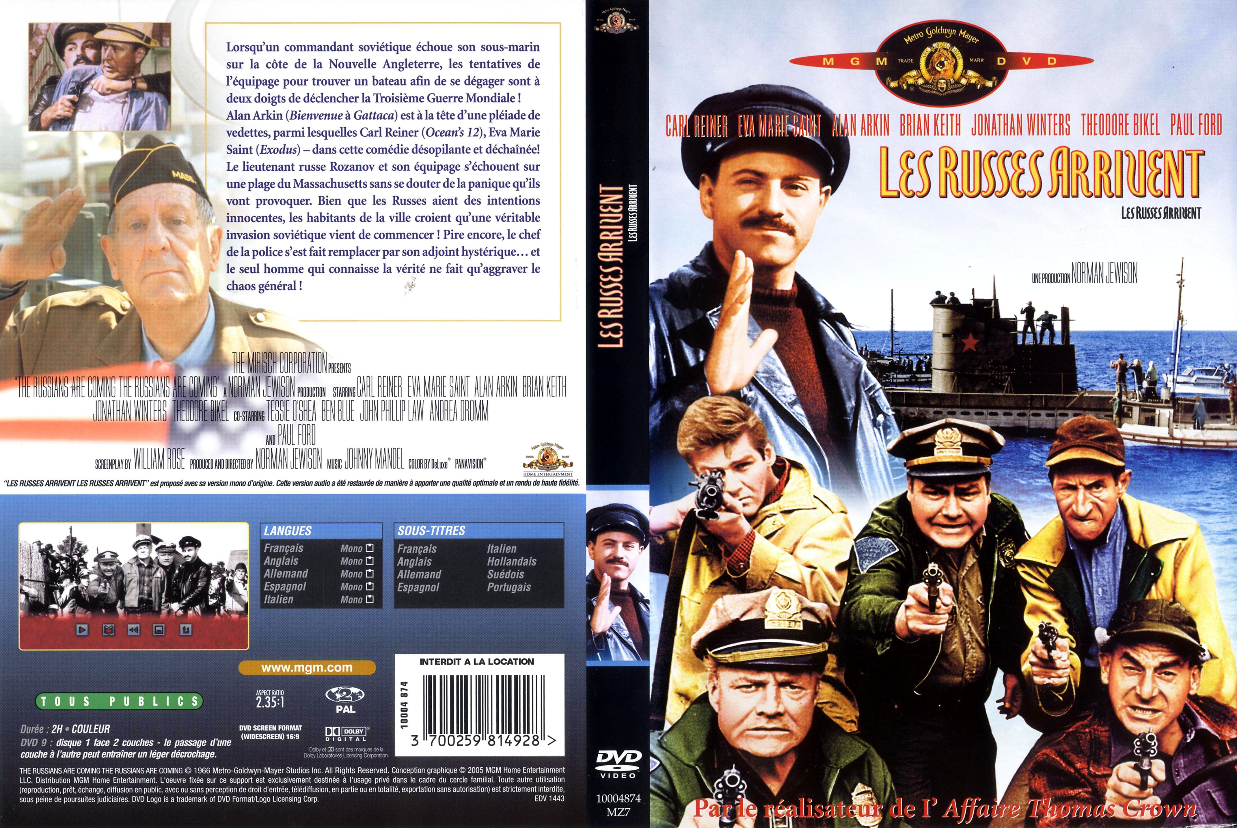 Jaquette DVD Les russes arrivent