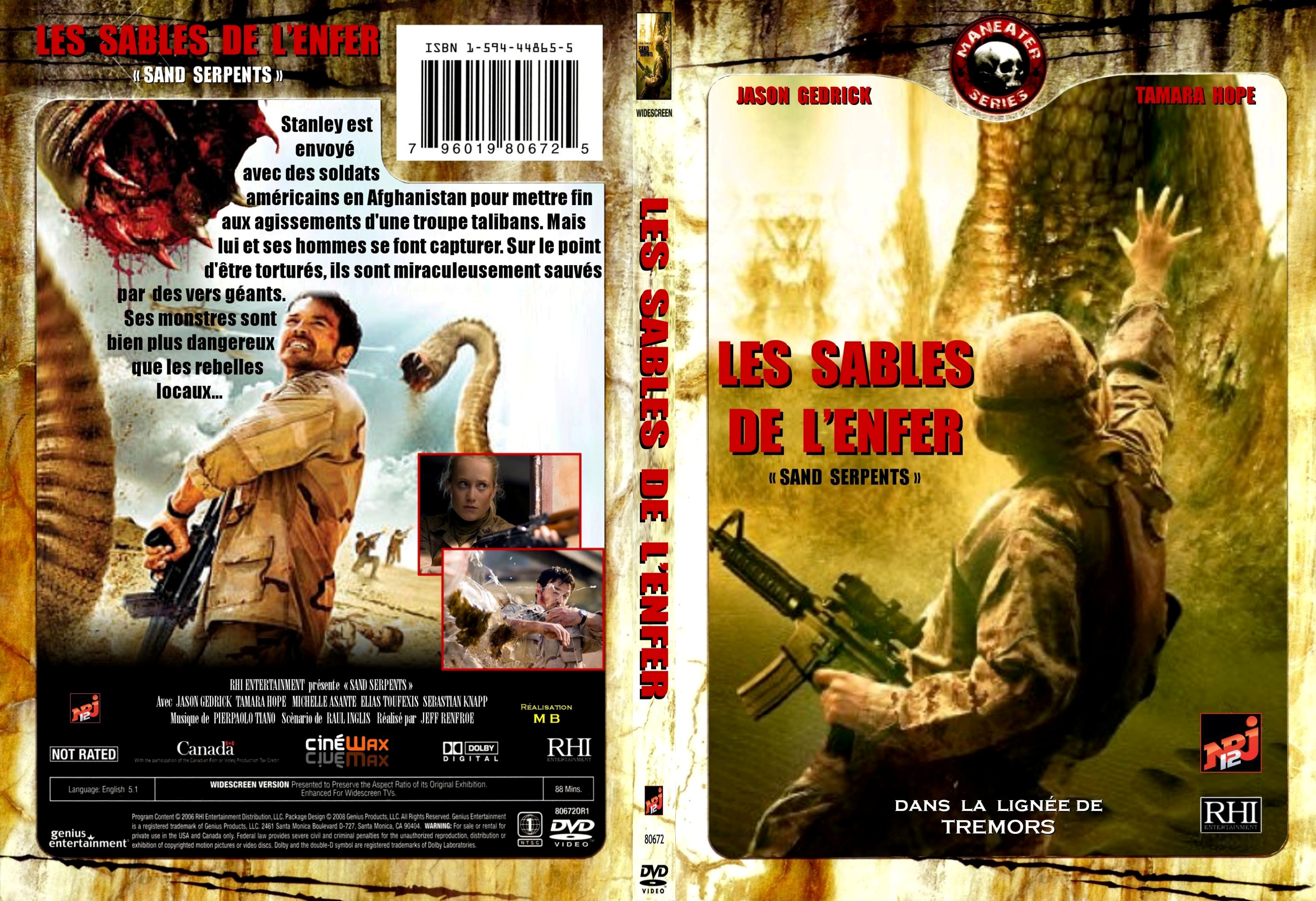 Jaquette DVD Les sables de l