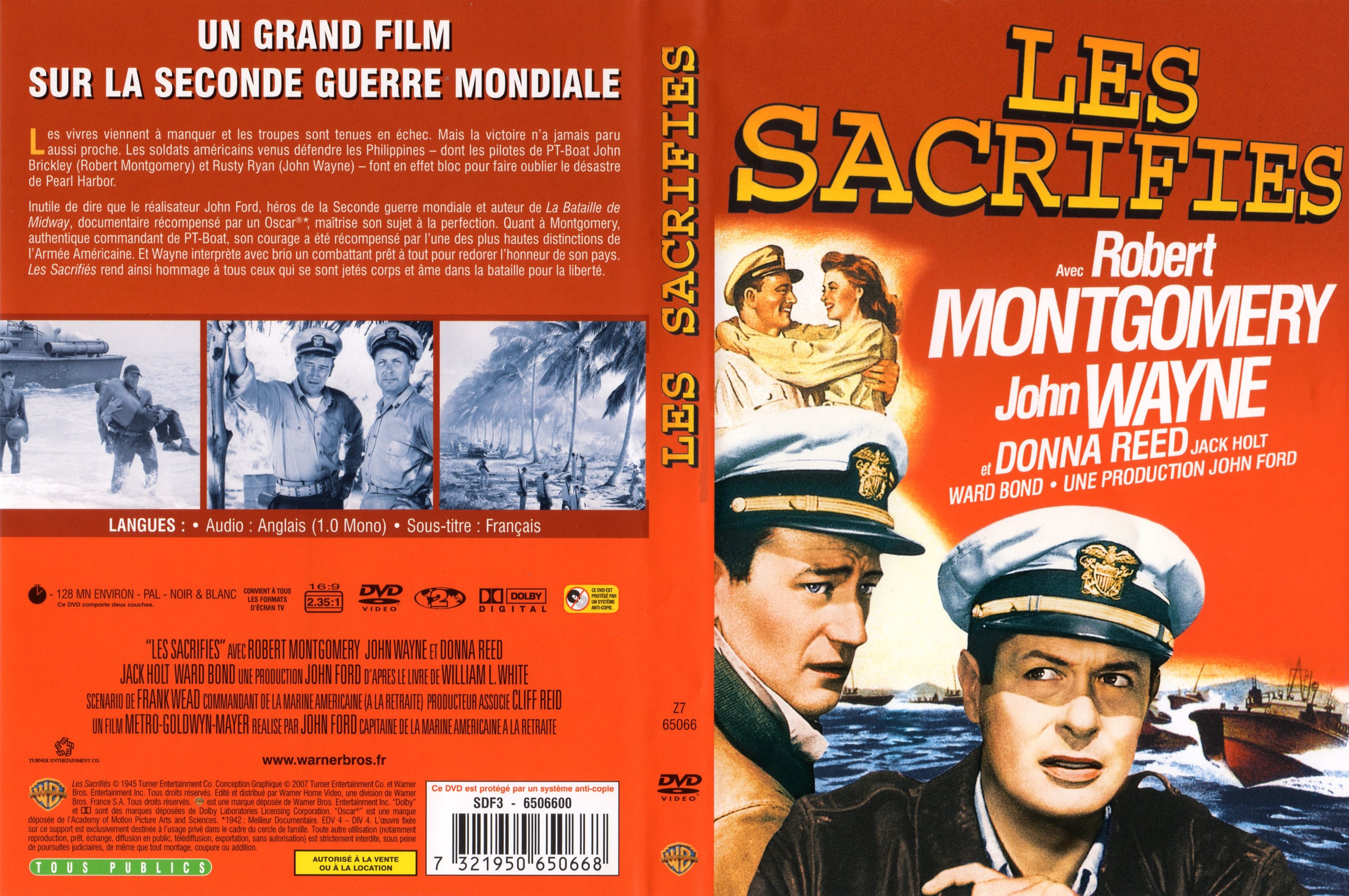 Jaquette DVD Les sacrifis v2