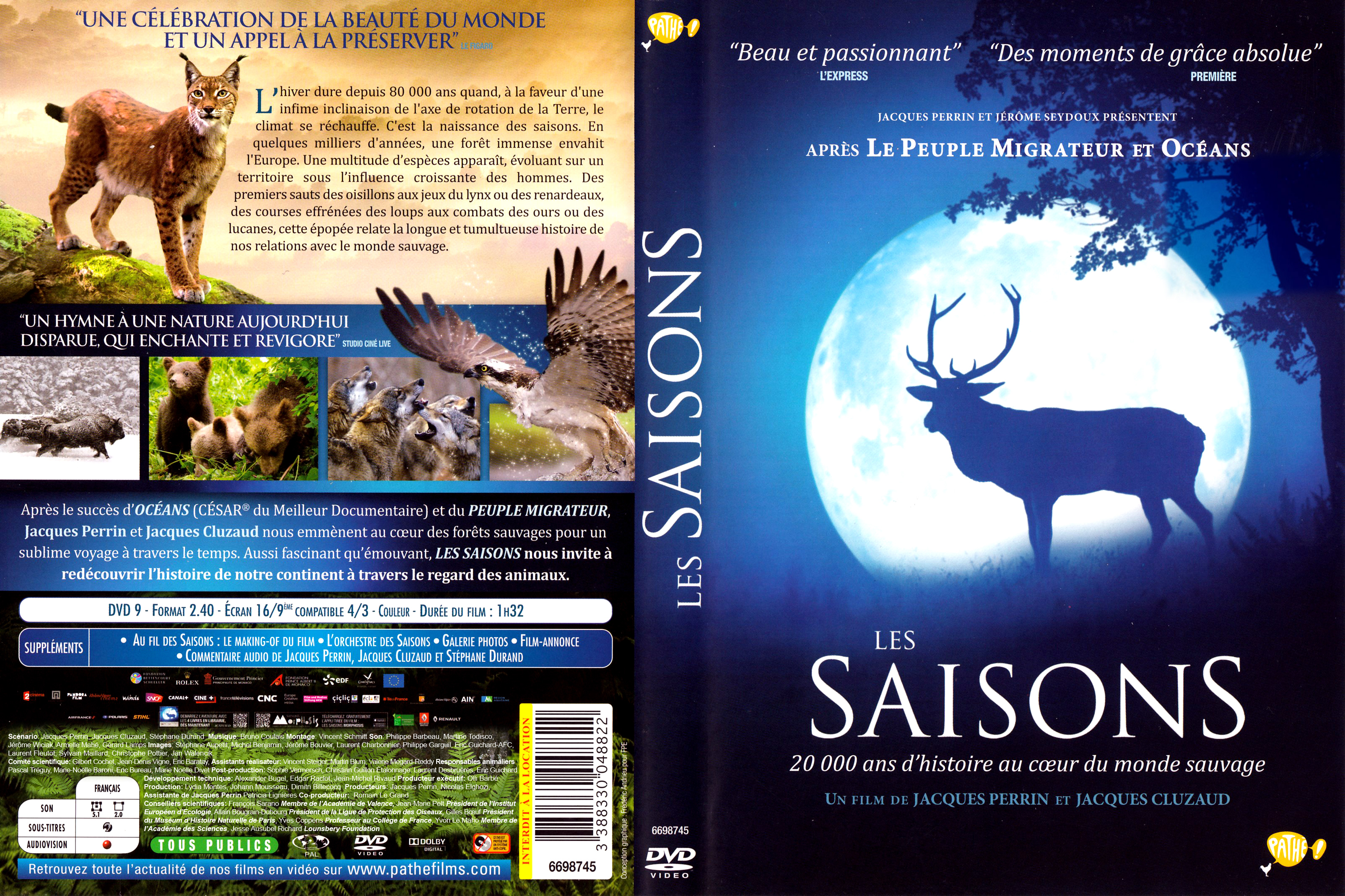 Jaquette DVD Les saisons
