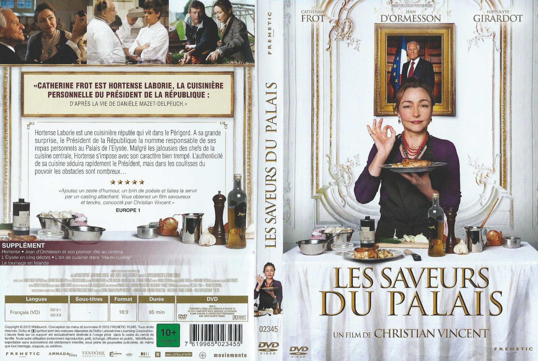 Jaquette DVD Les saveurs du palais v2