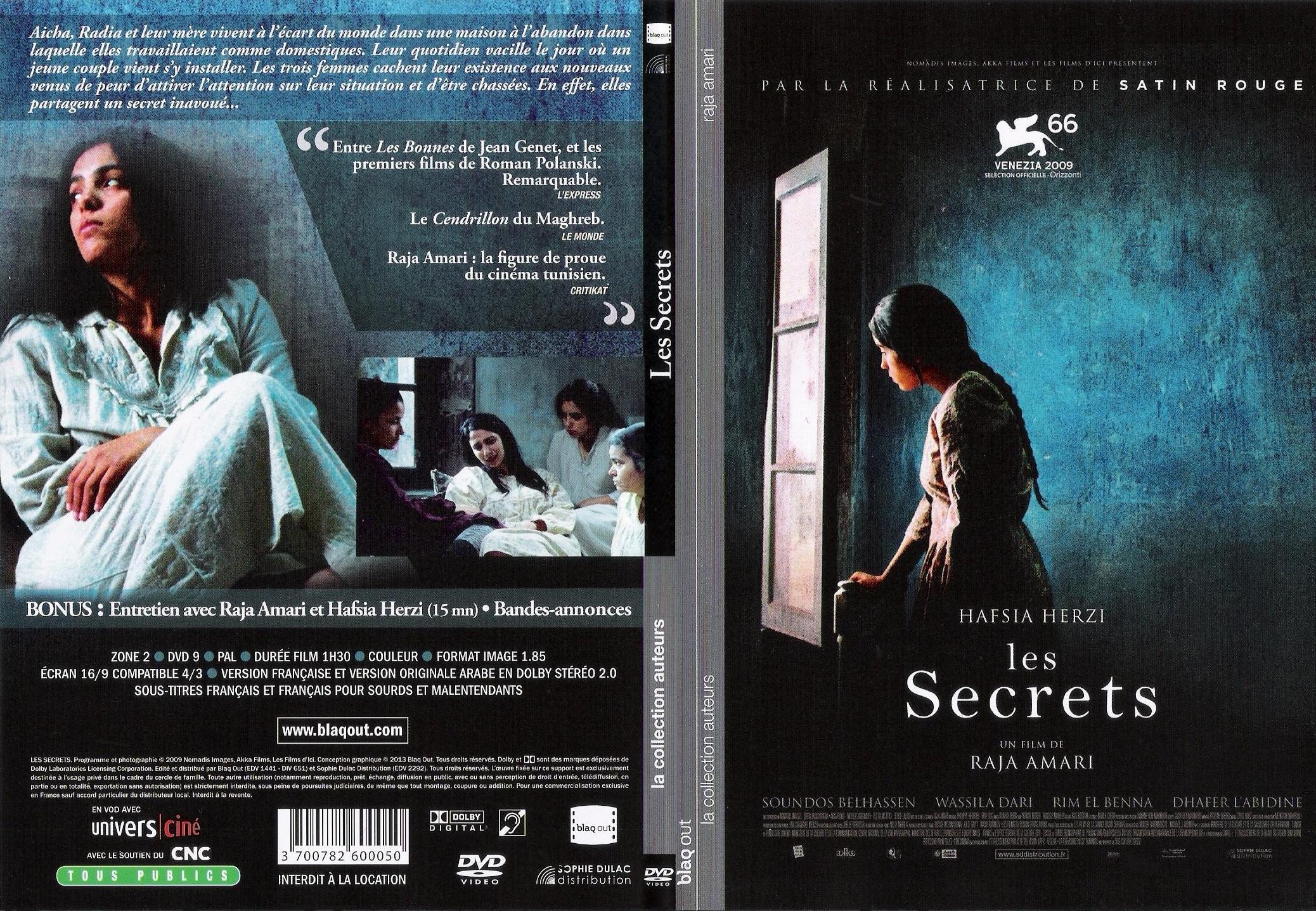 Jaquette DVD Les secrets