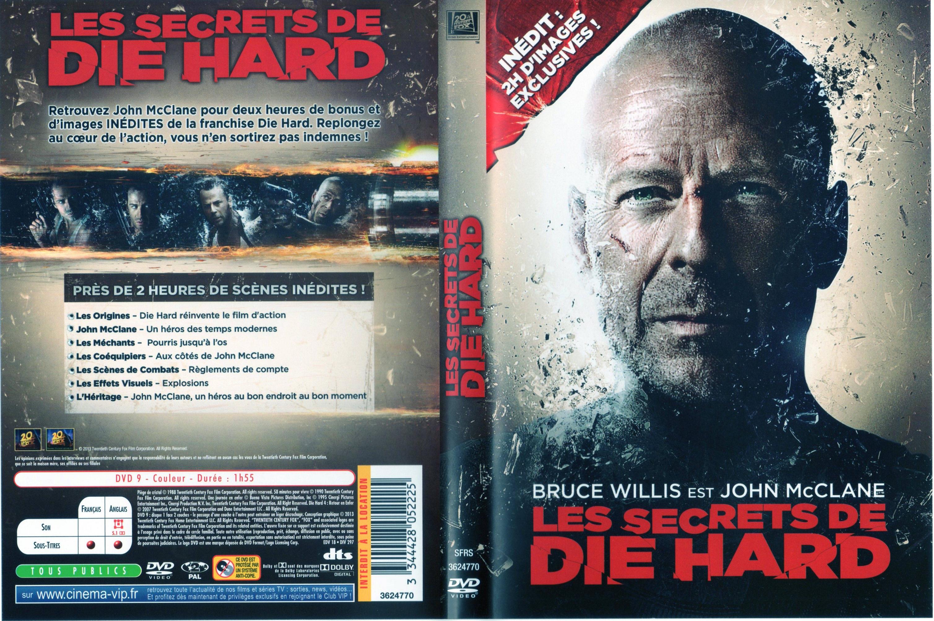 Jaquette DVD Les secrets de Die Hard
