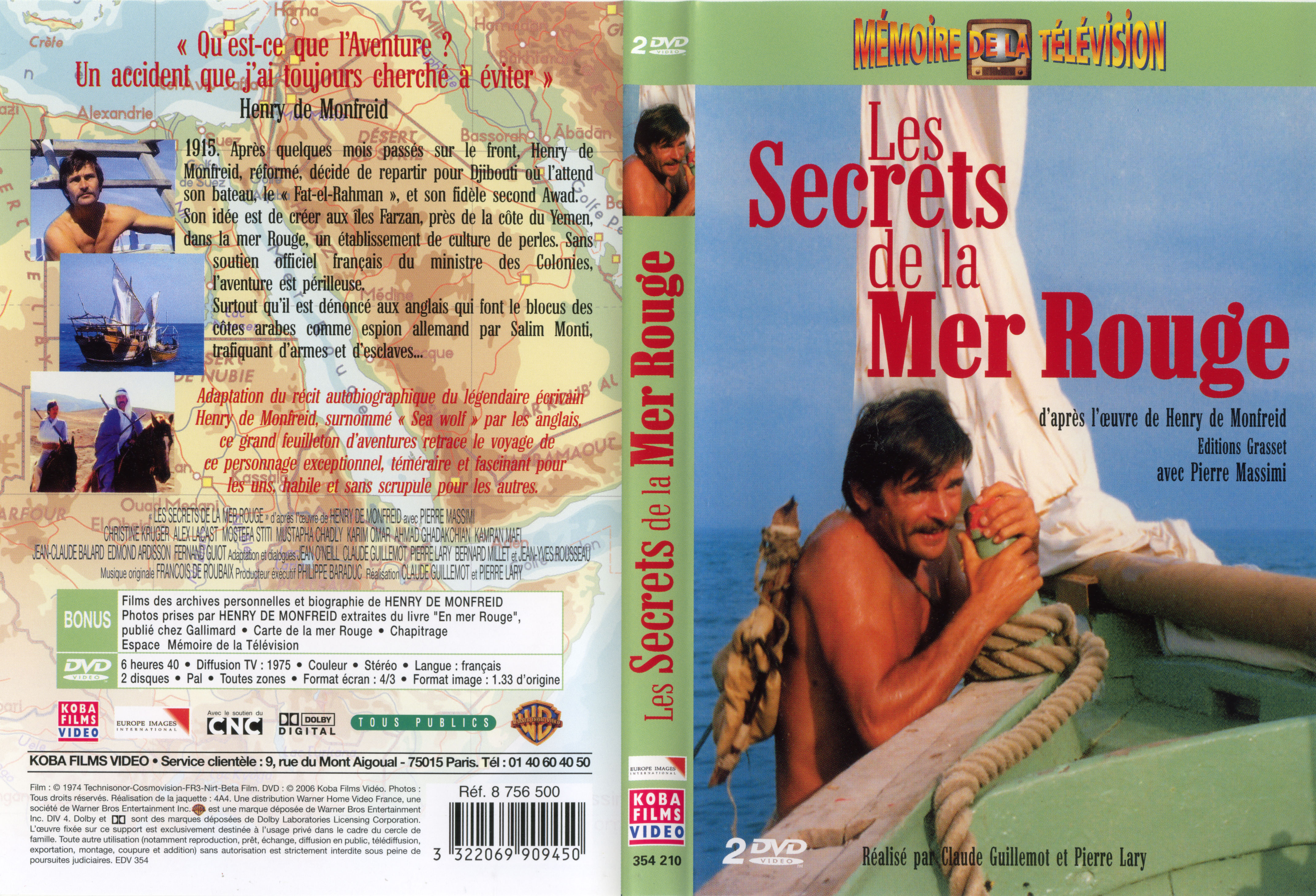Jaquette DVD Les secrets de la Mer Rouge