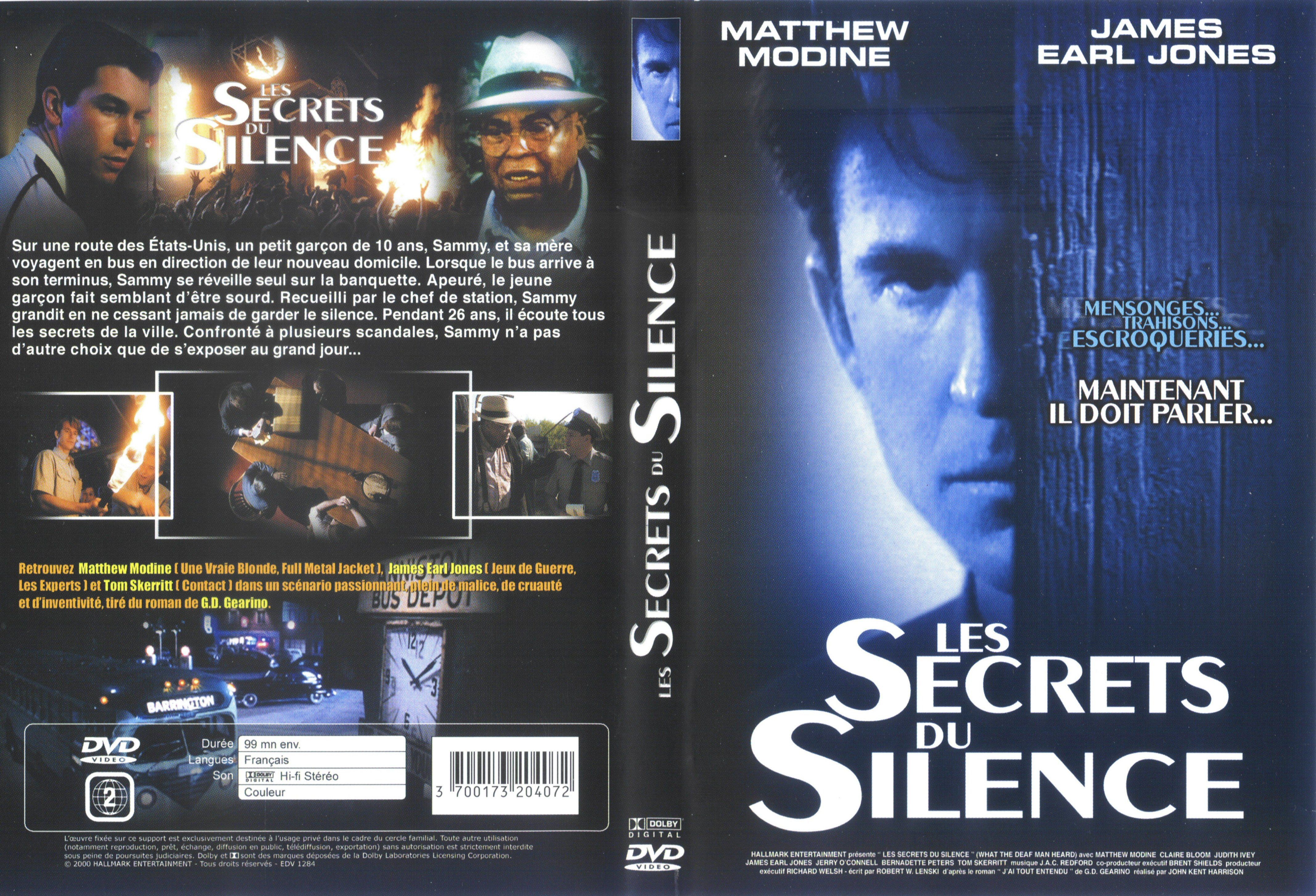 Jaquette DVD Les secrets du silence