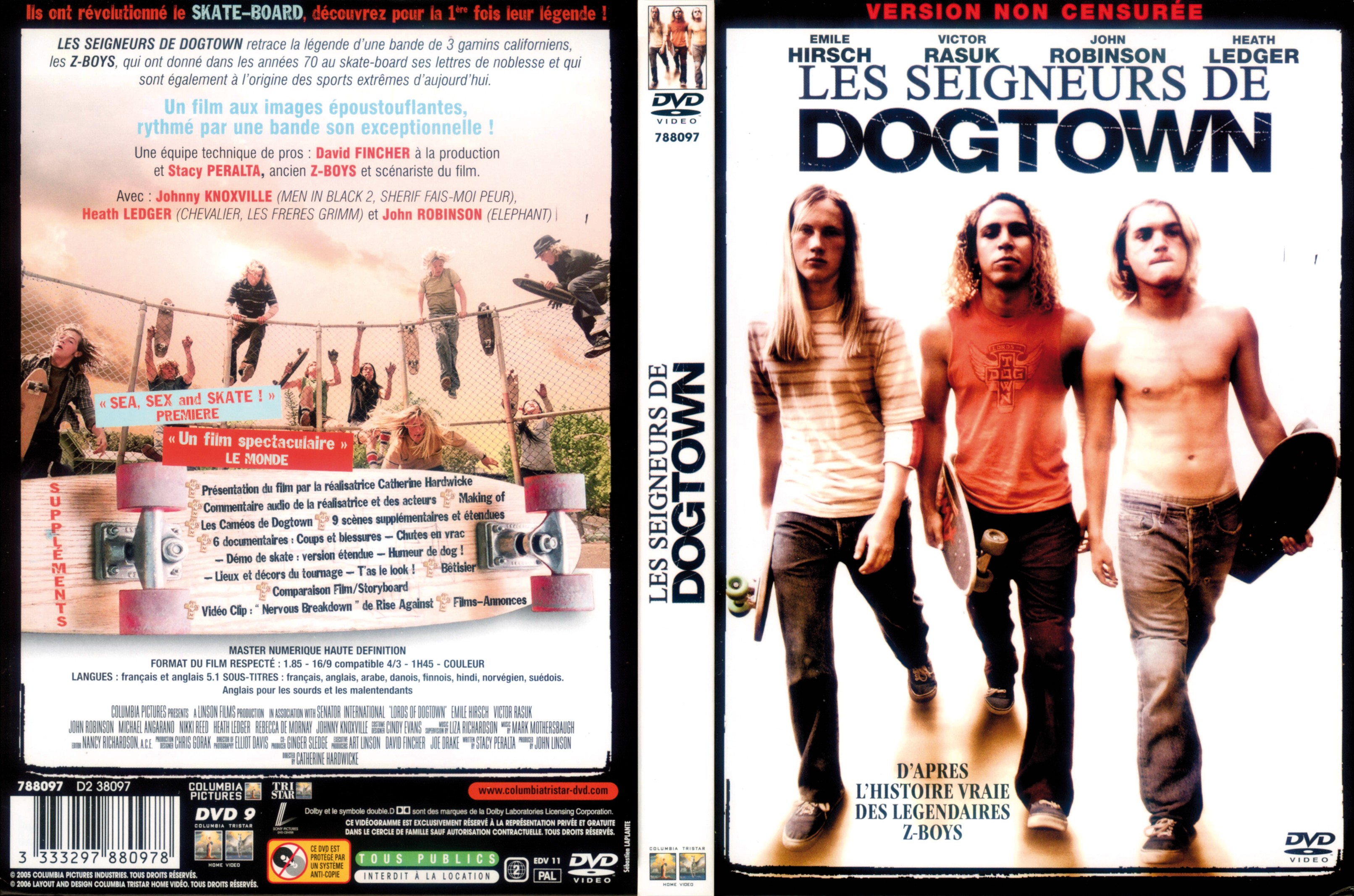 Jaquette DVD Les seigneurs de Dogtown