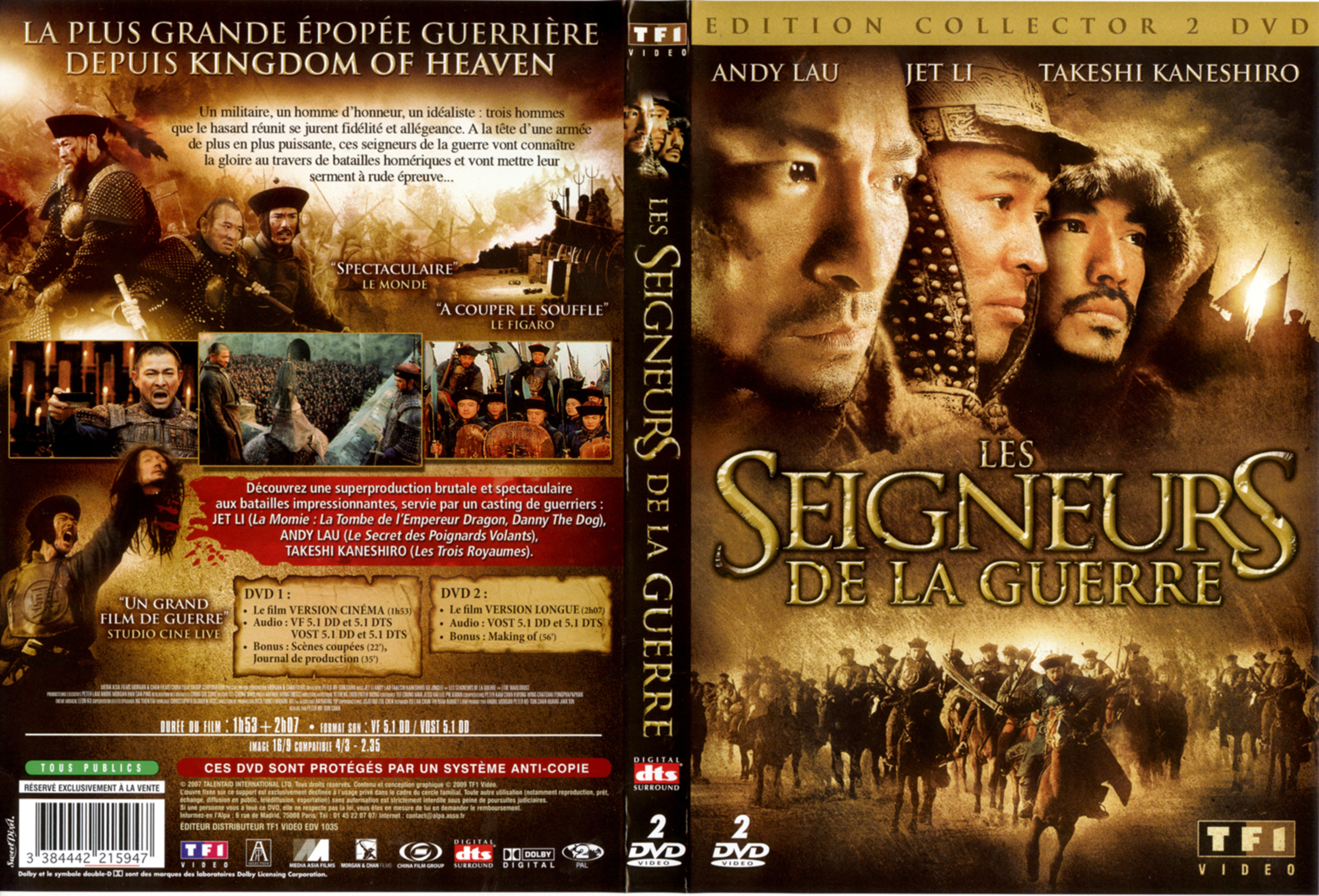 Jaquette DVD Les seigneurs de la guerre