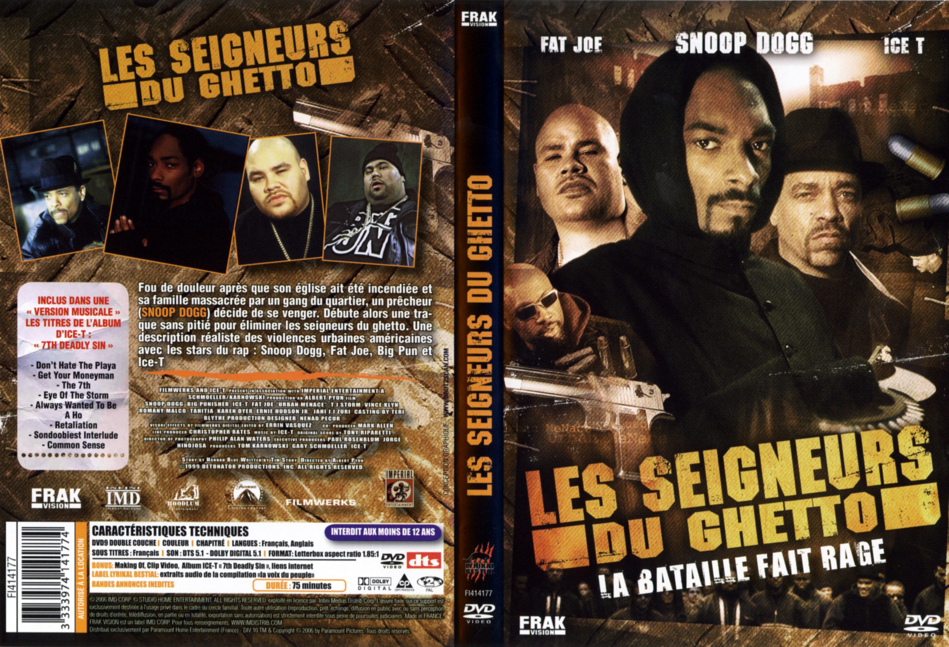 Jaquette DVD Les seigneurs du ghetto