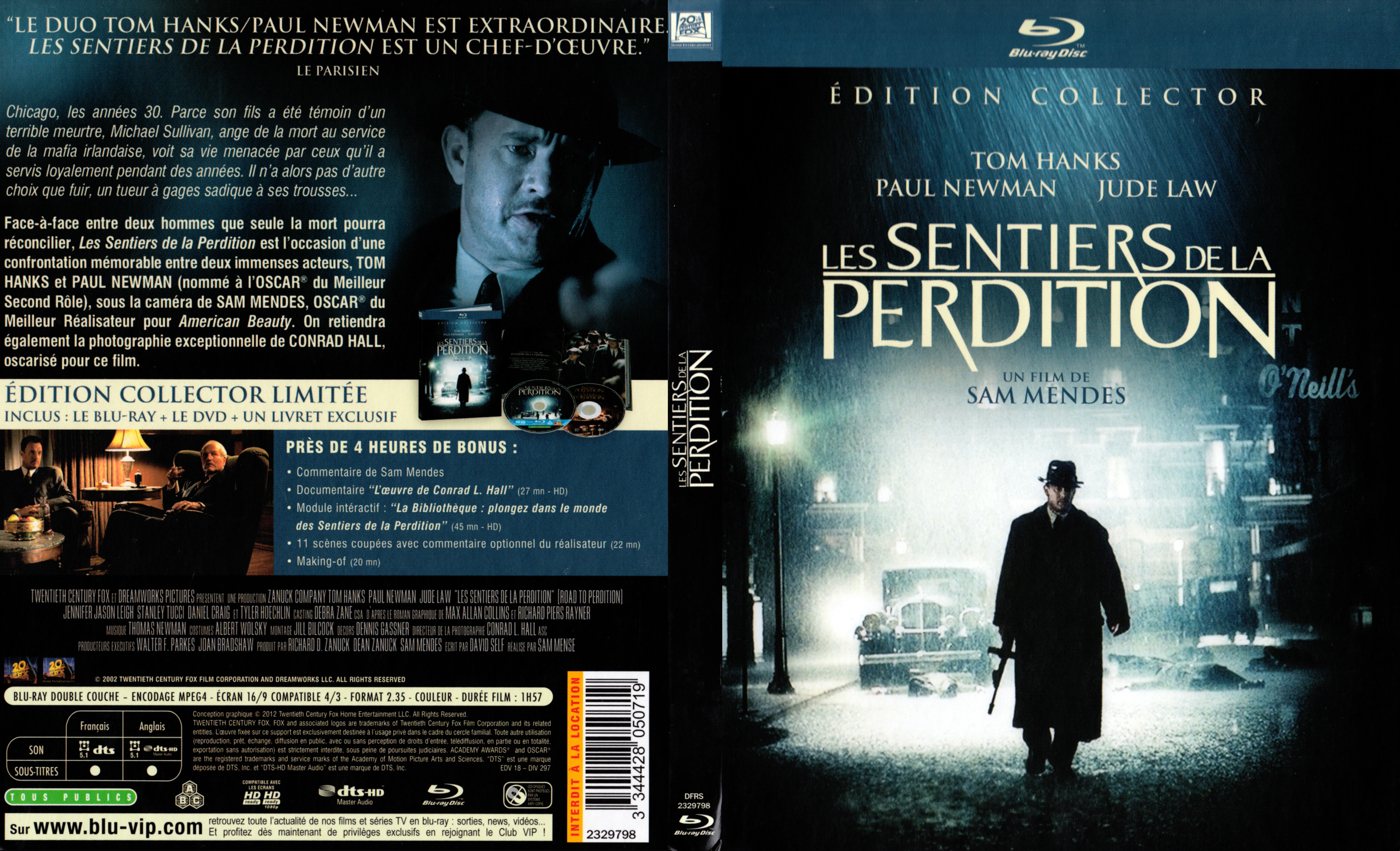 Jaquette DVD Les sentiers de la perdition (BLU-RAY) v2