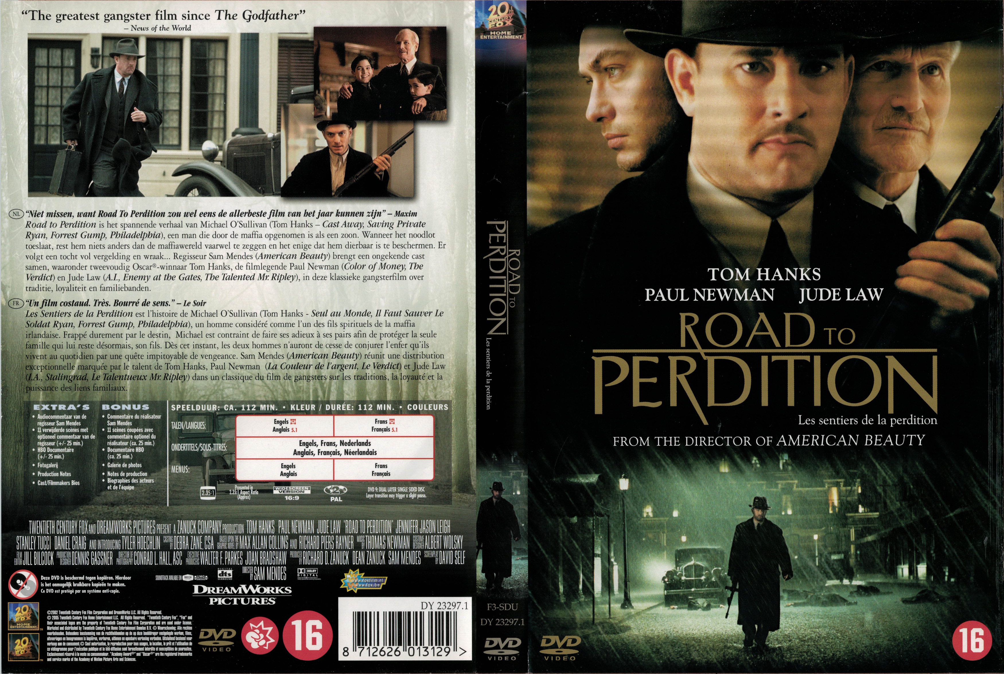Jaquette DVD Les sentiers de la perdition v3