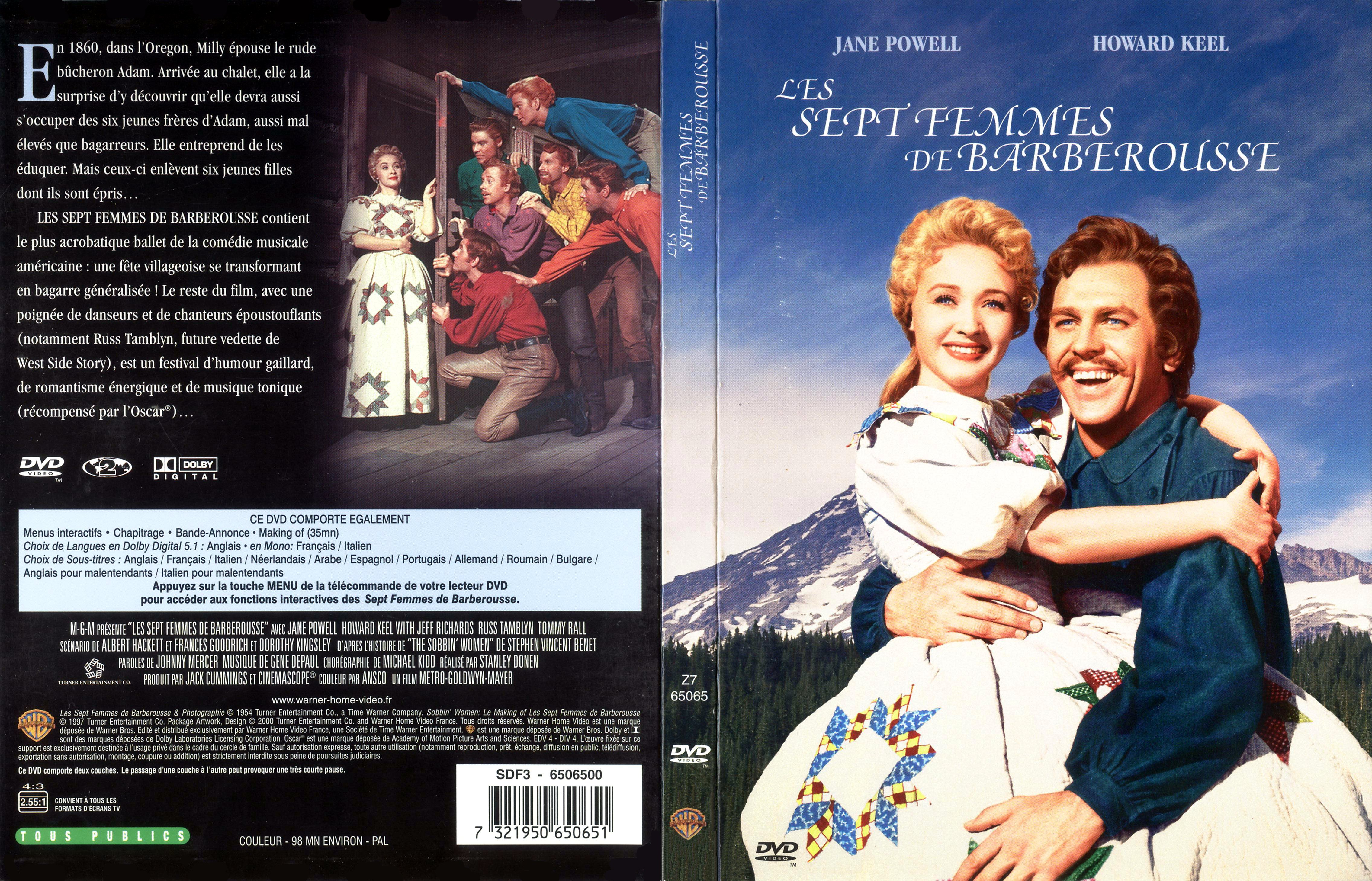 Jaquette DVD Les sept femmes de Barberousse