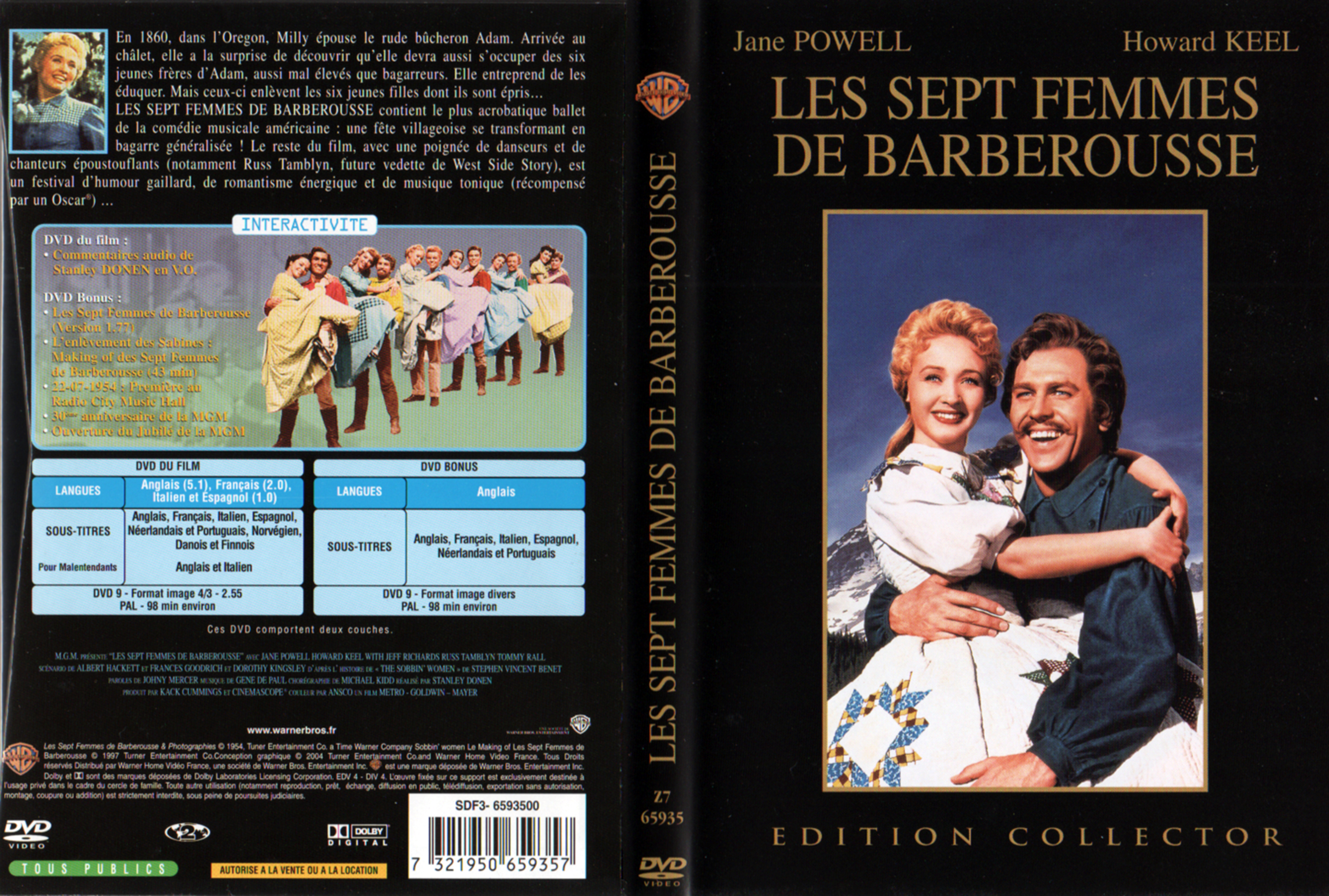 Jaquette DVD Les sept femmes de Barberousse