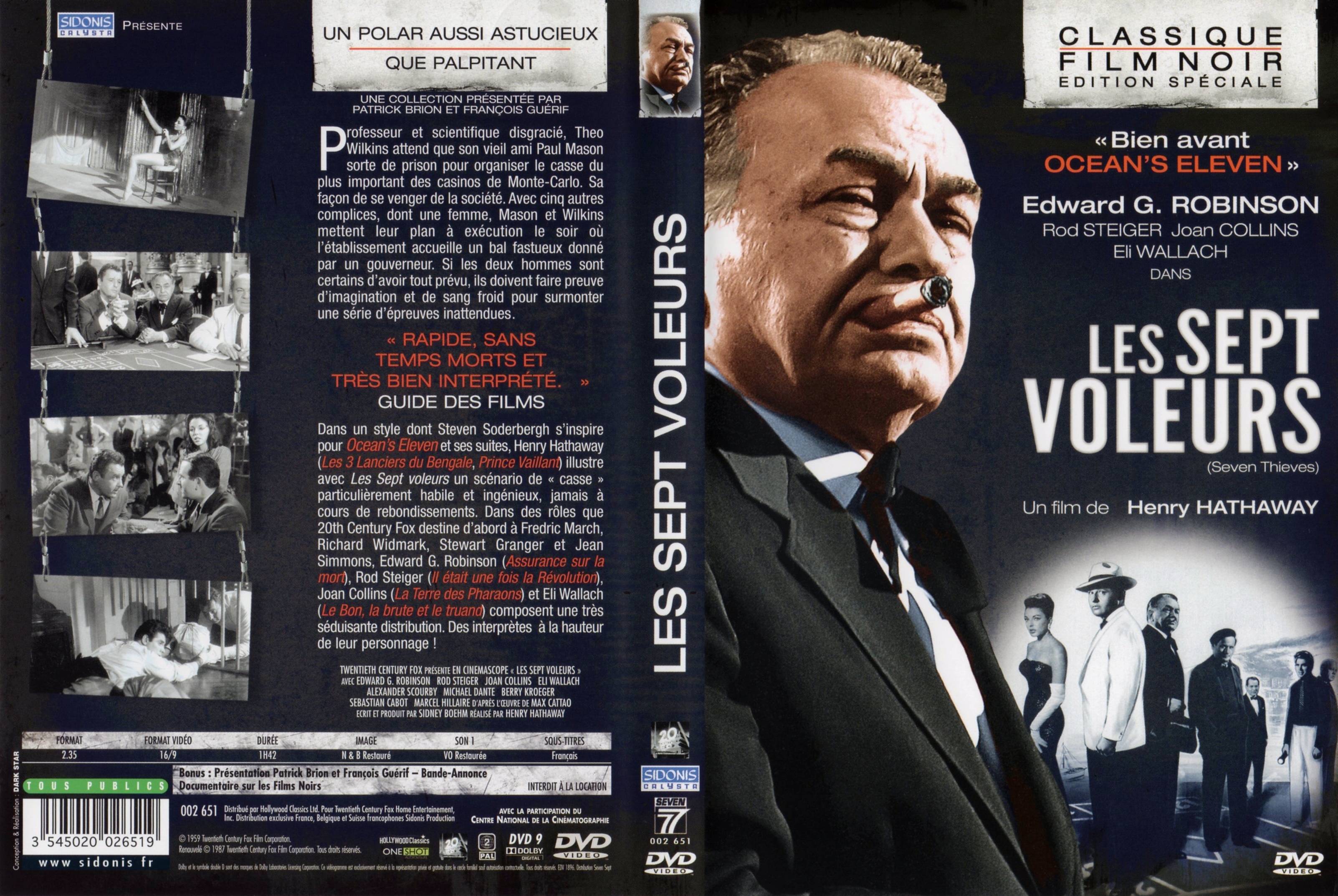 Jaquette DVD Les sept voleurs