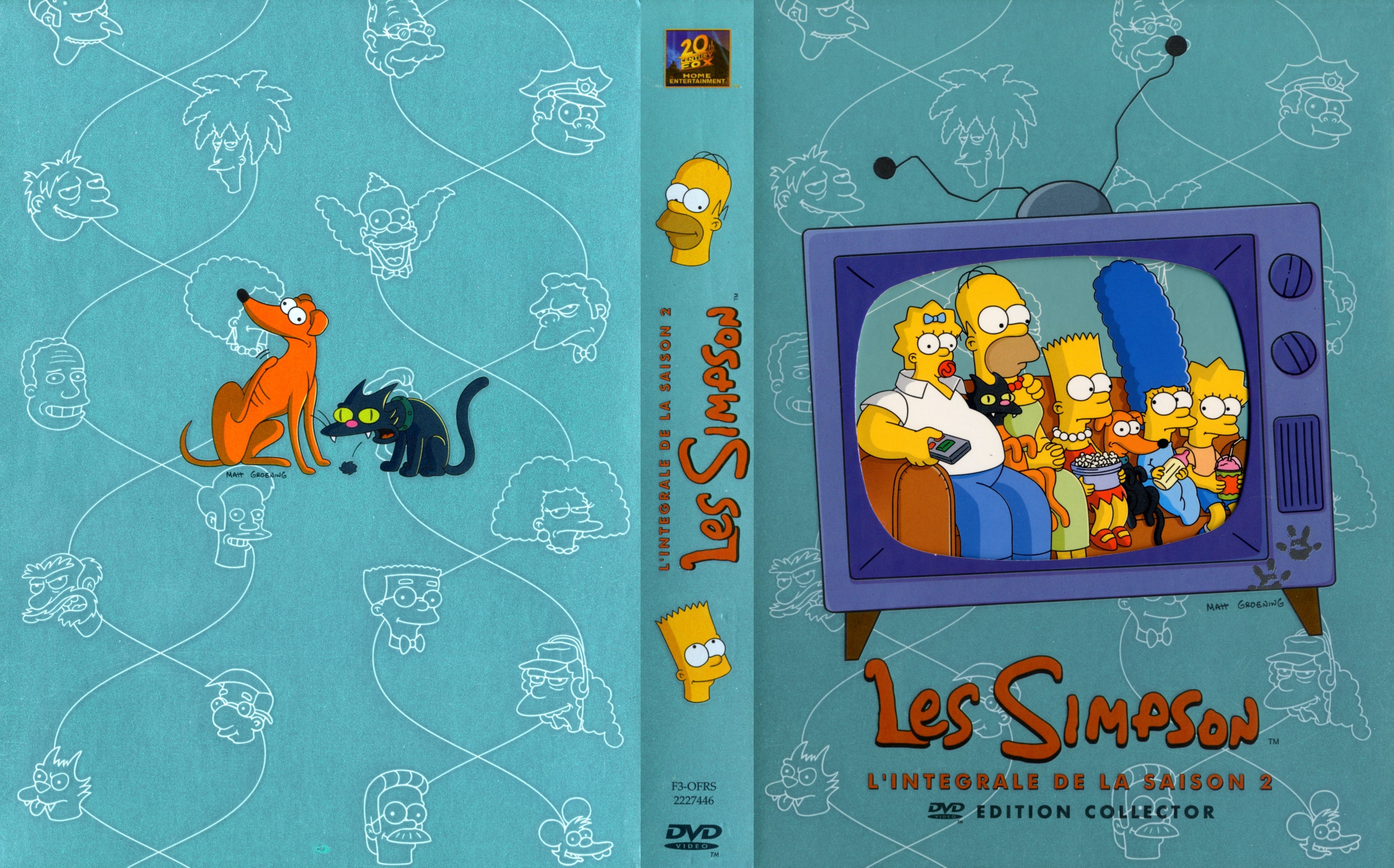 Jaquette DVD Les simpson Saison 2