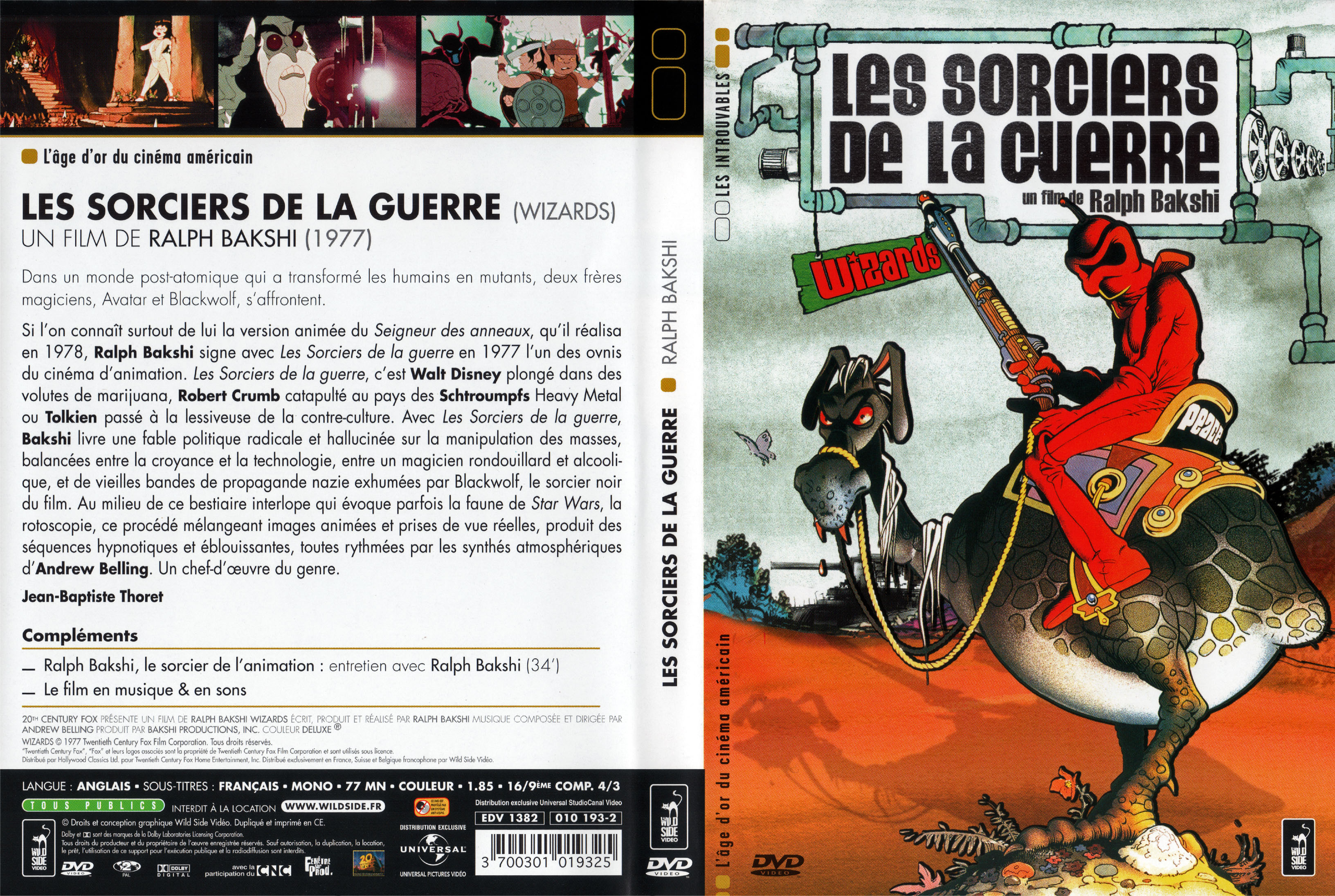 Jaquette DVD Les sorciers de la guerre