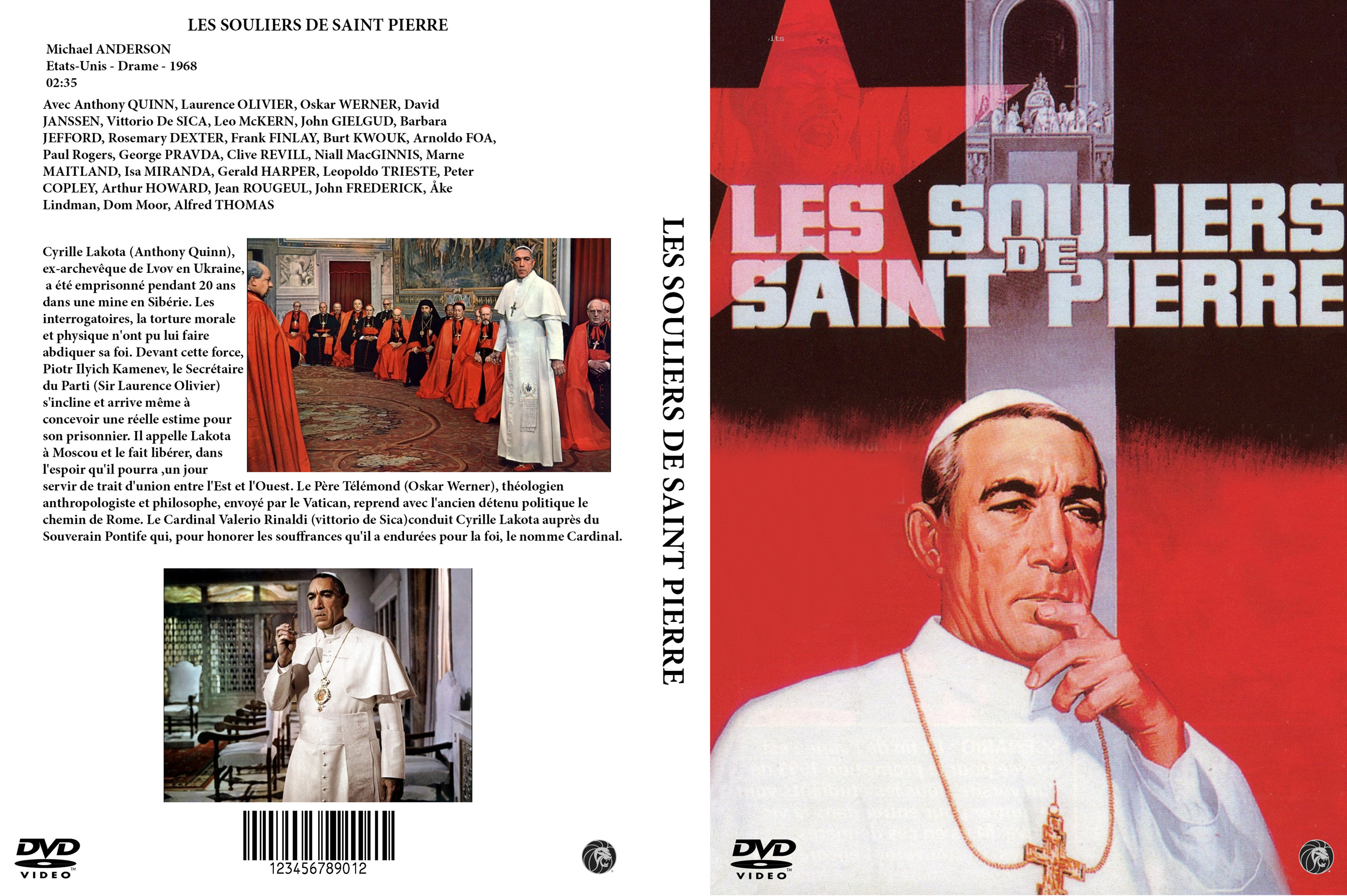 Jaquette DVD Les souliers de Saint Pierre custom