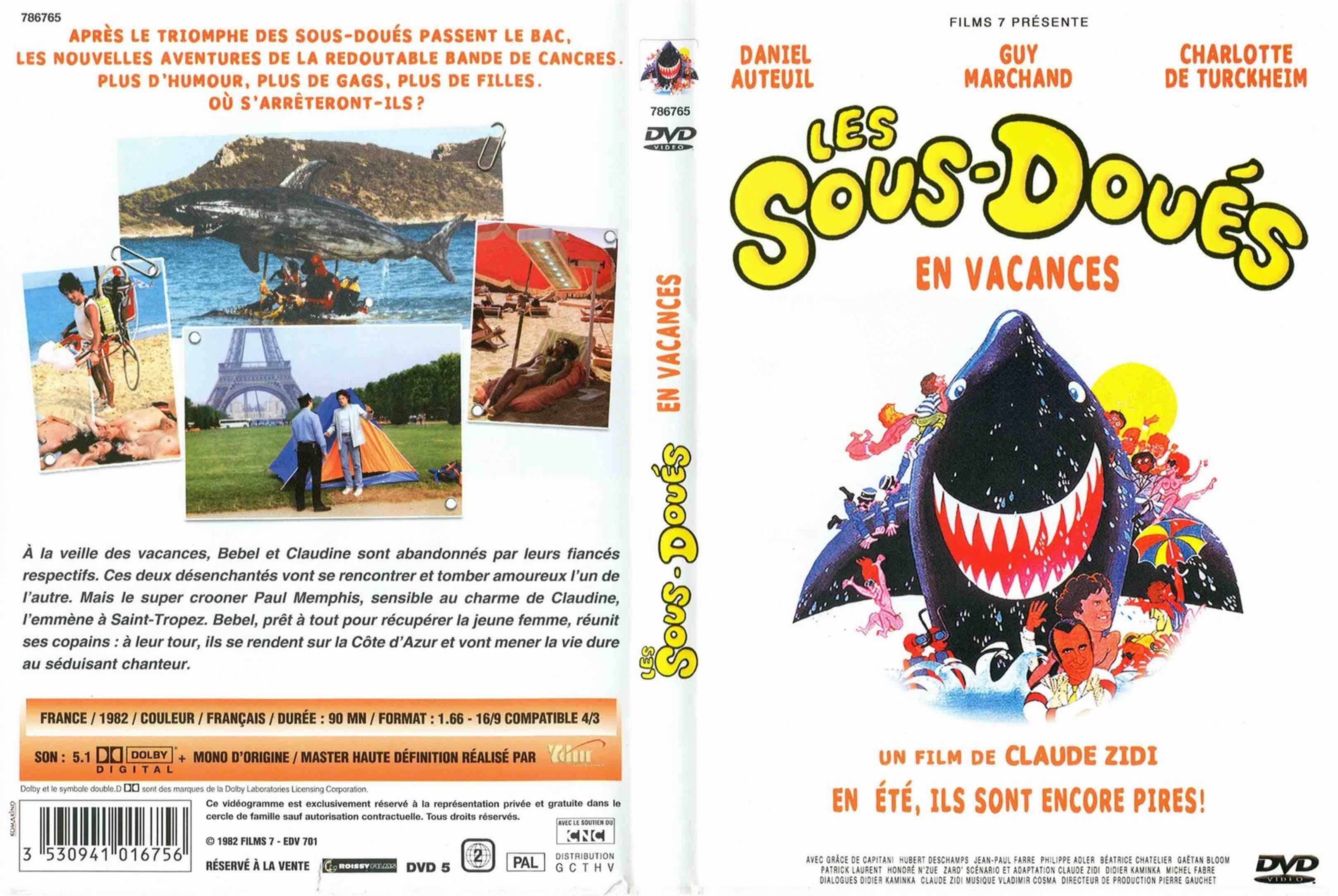 Jaquette DVD Les sous dous en vacances