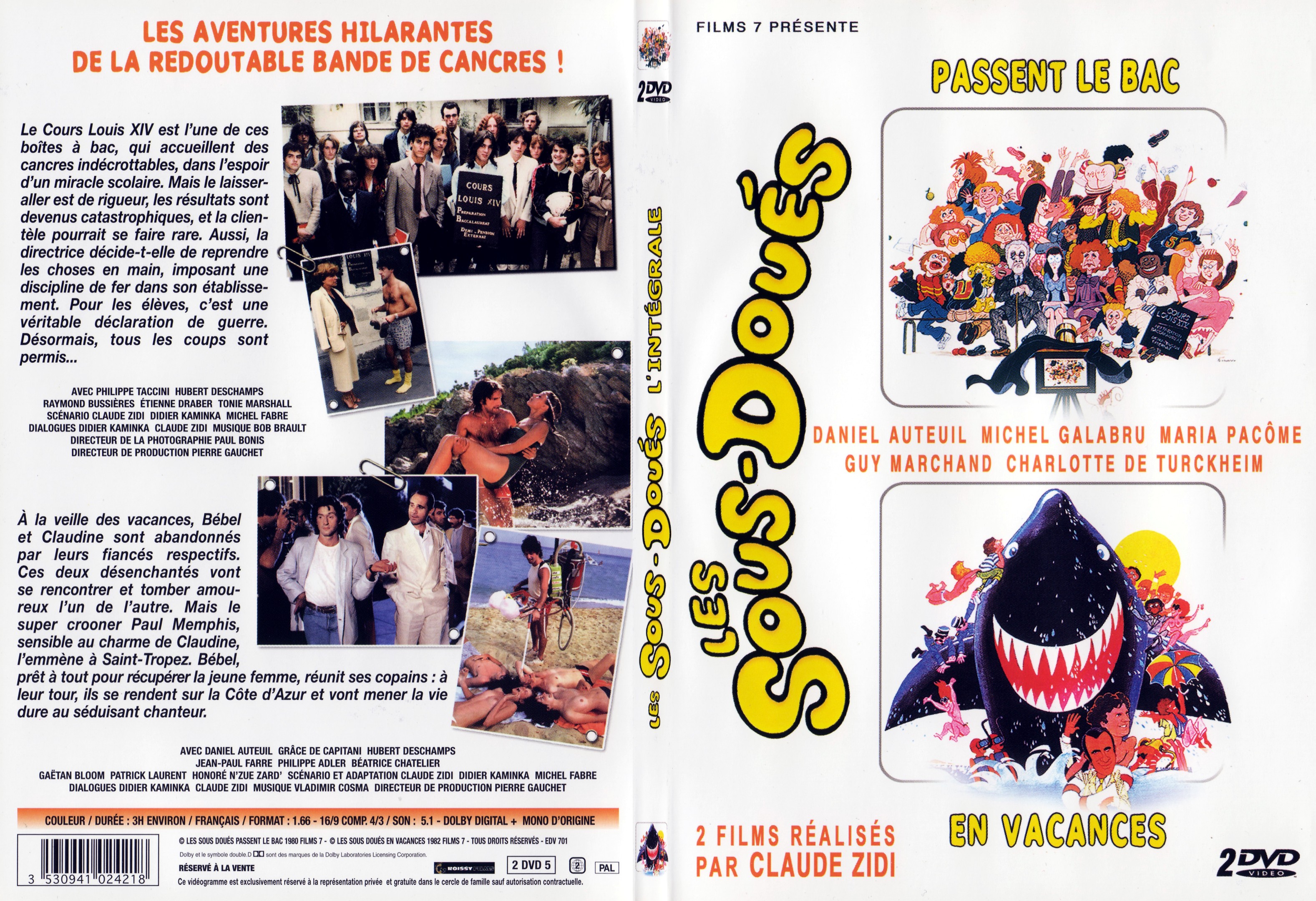 Jaquette DVD Les sous-dous intgrale - SLIM