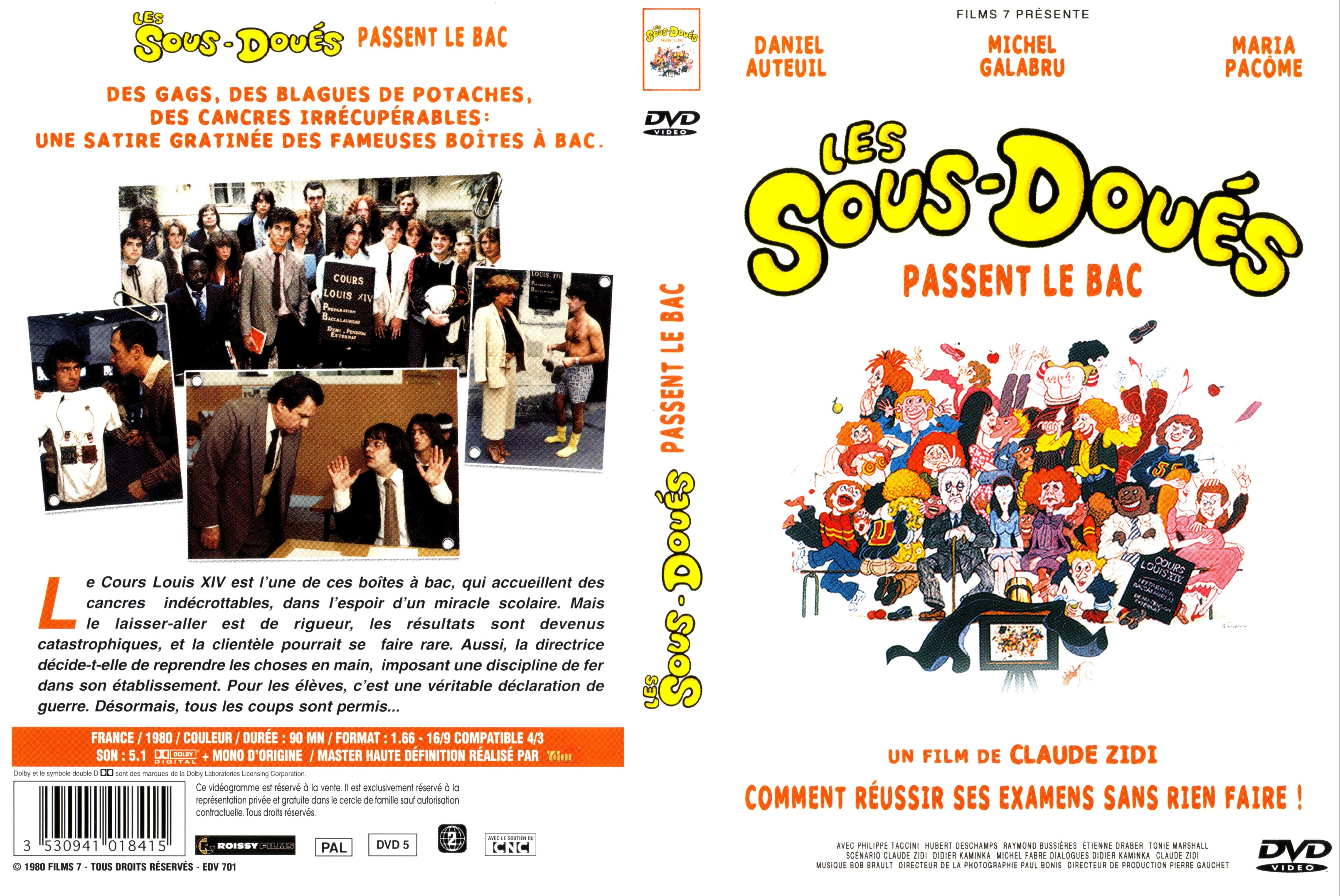 Jaquette DVD Les sous-dous passent le bac