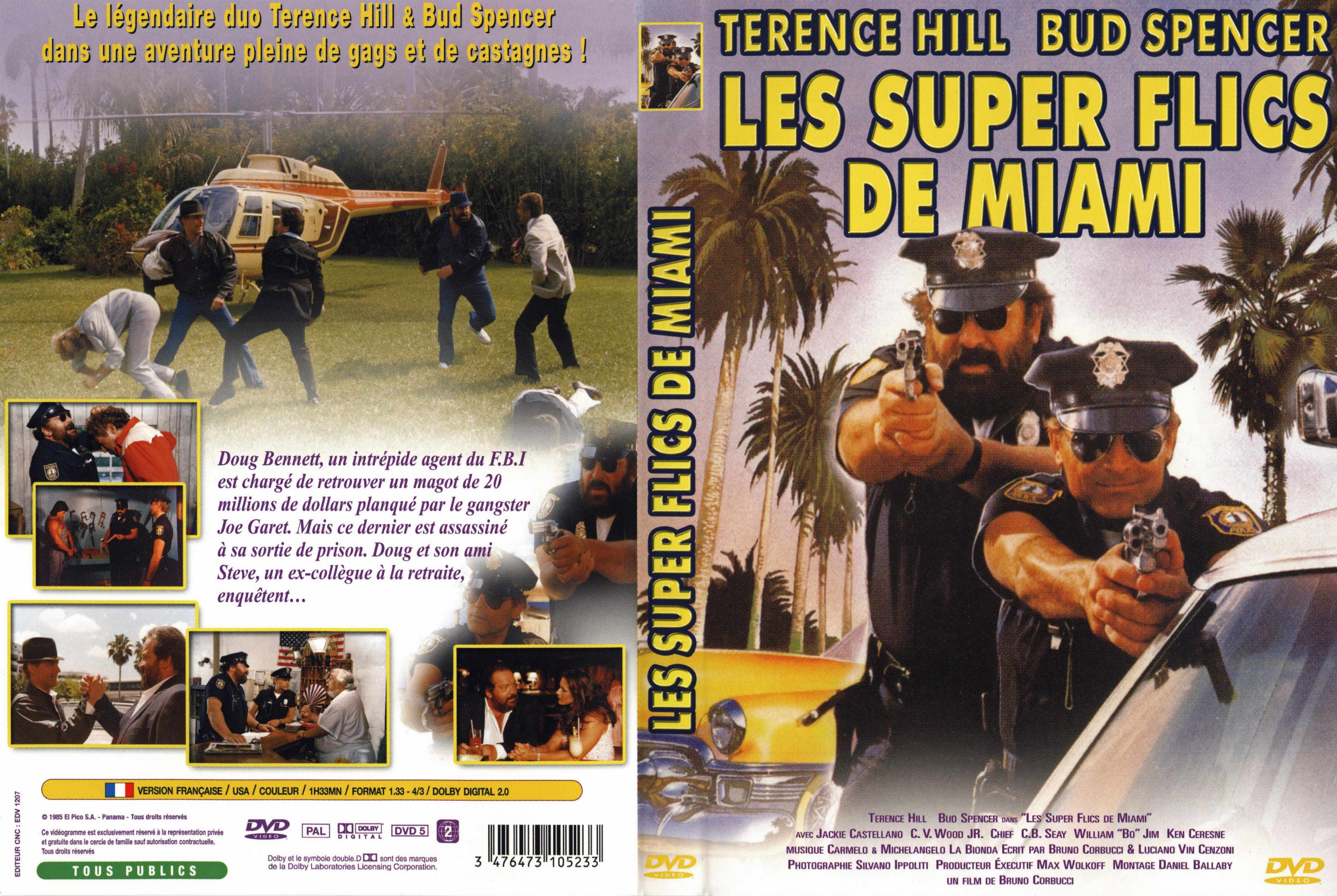 Jaquette DVD Les super flics de Miami