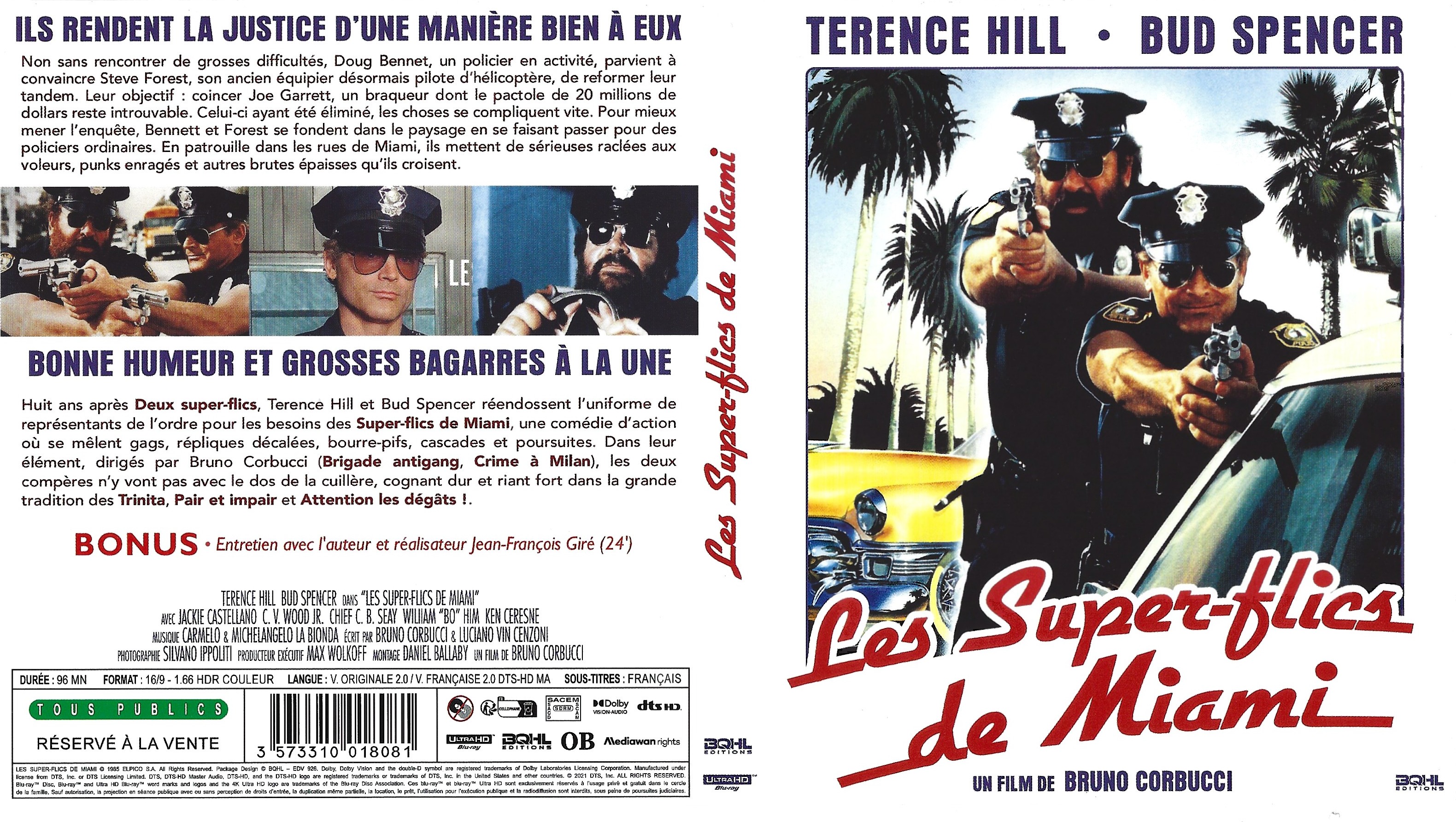 Jaquette DVD Les super-flics de Miami 4K (BLU-RAY)