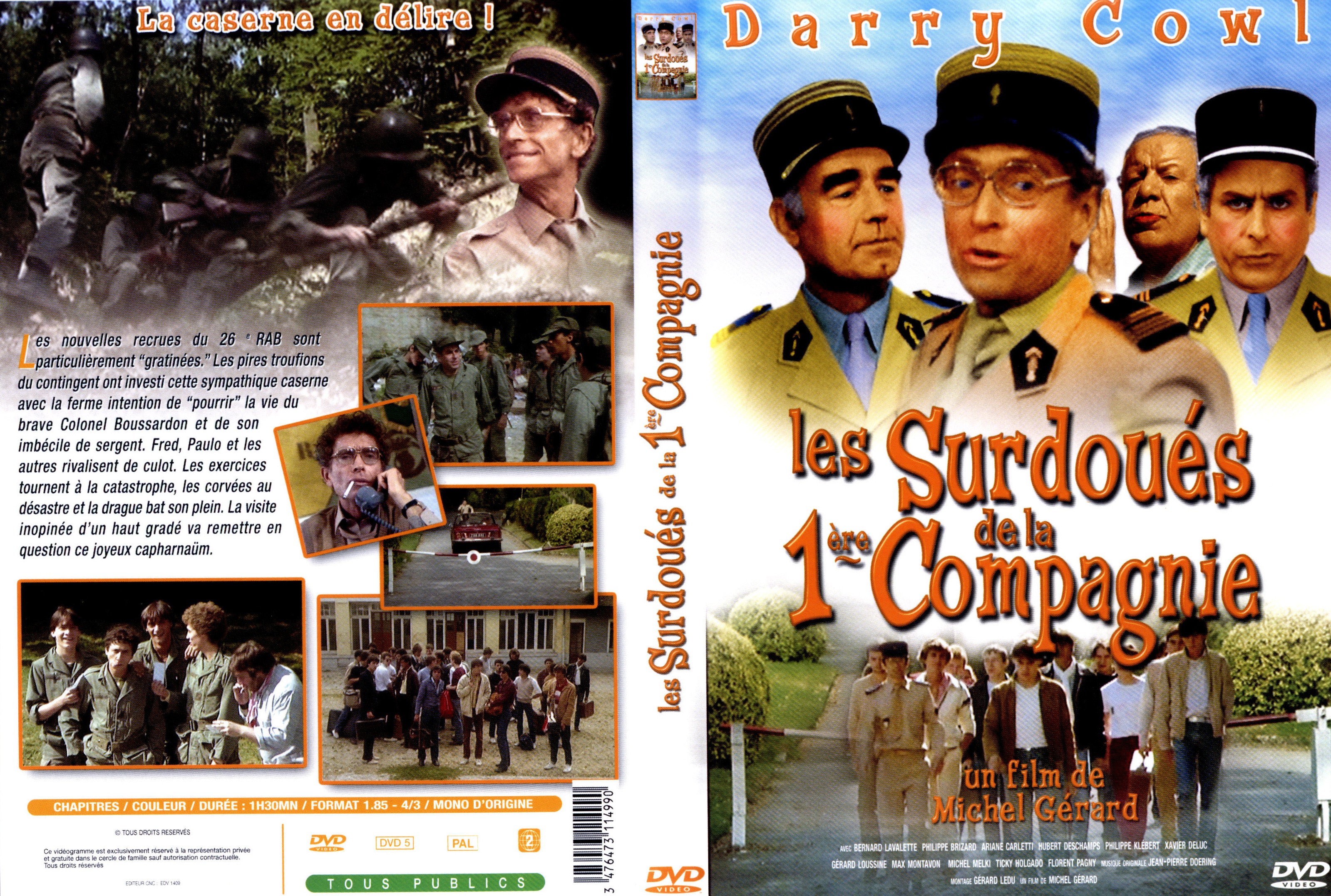 Jaquette DVD Les surdous de la 1re Compagnie