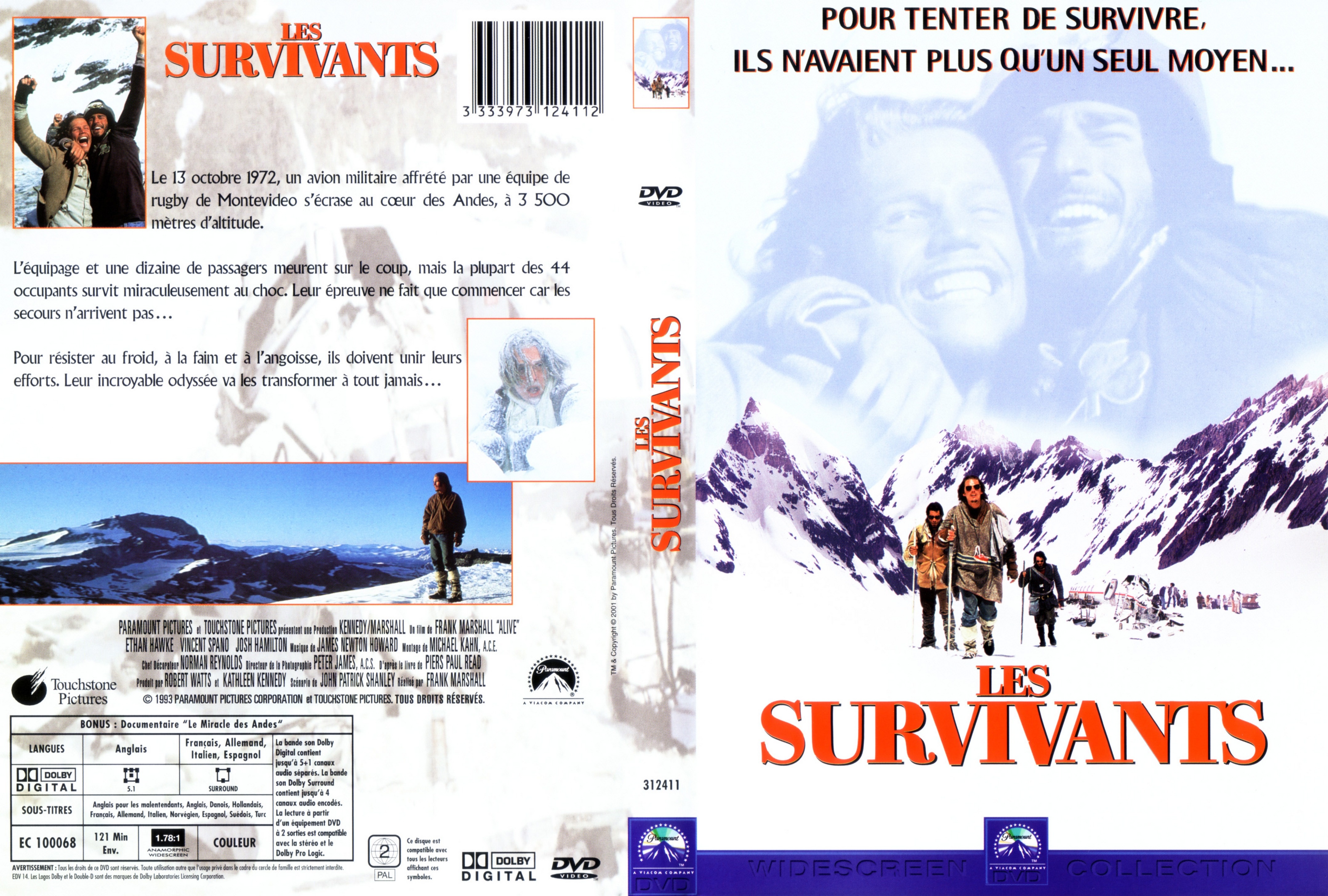 Jaquette DVD Les survivants
