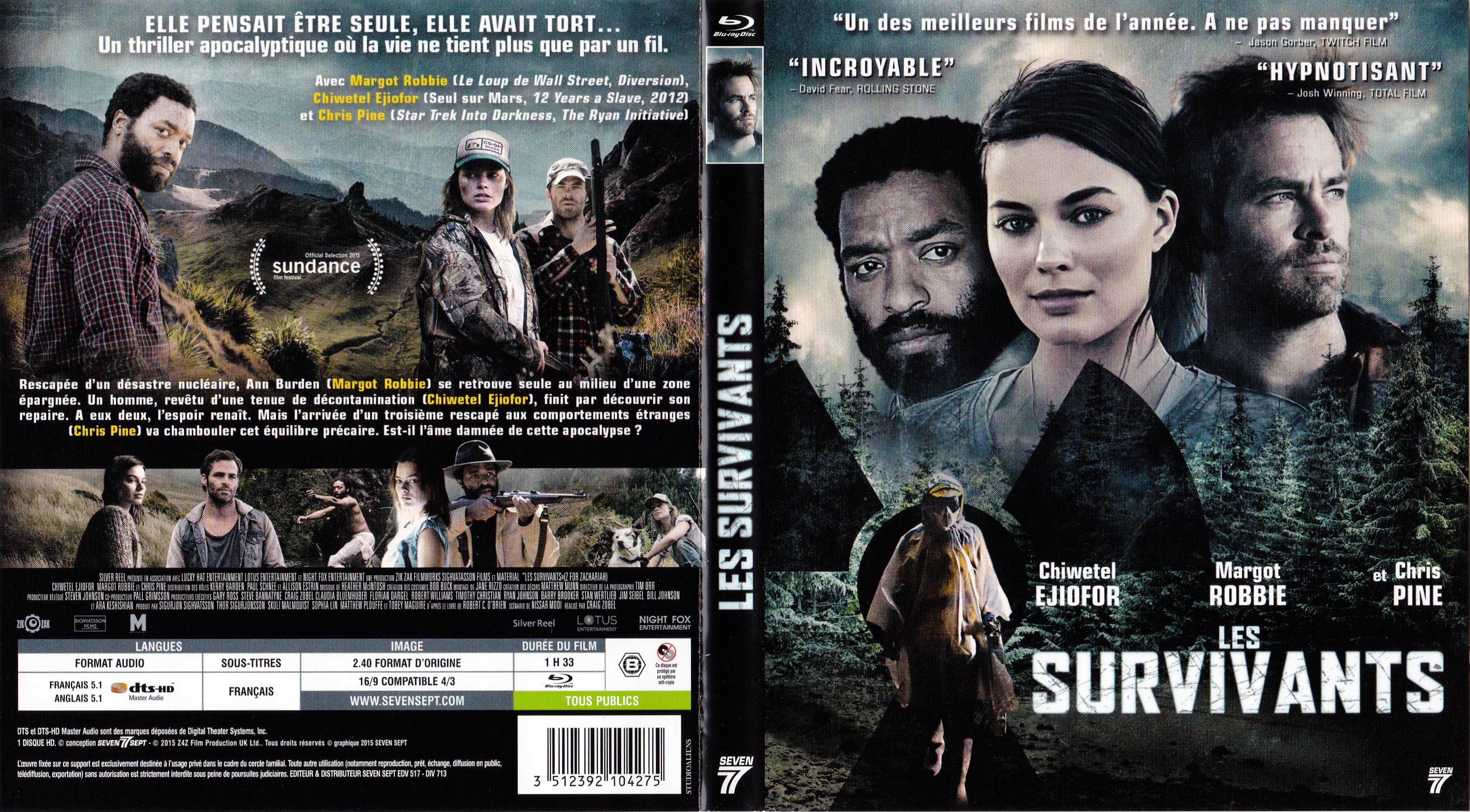 Jaquette DVD Les survivants 2015 (BLU-RAY)