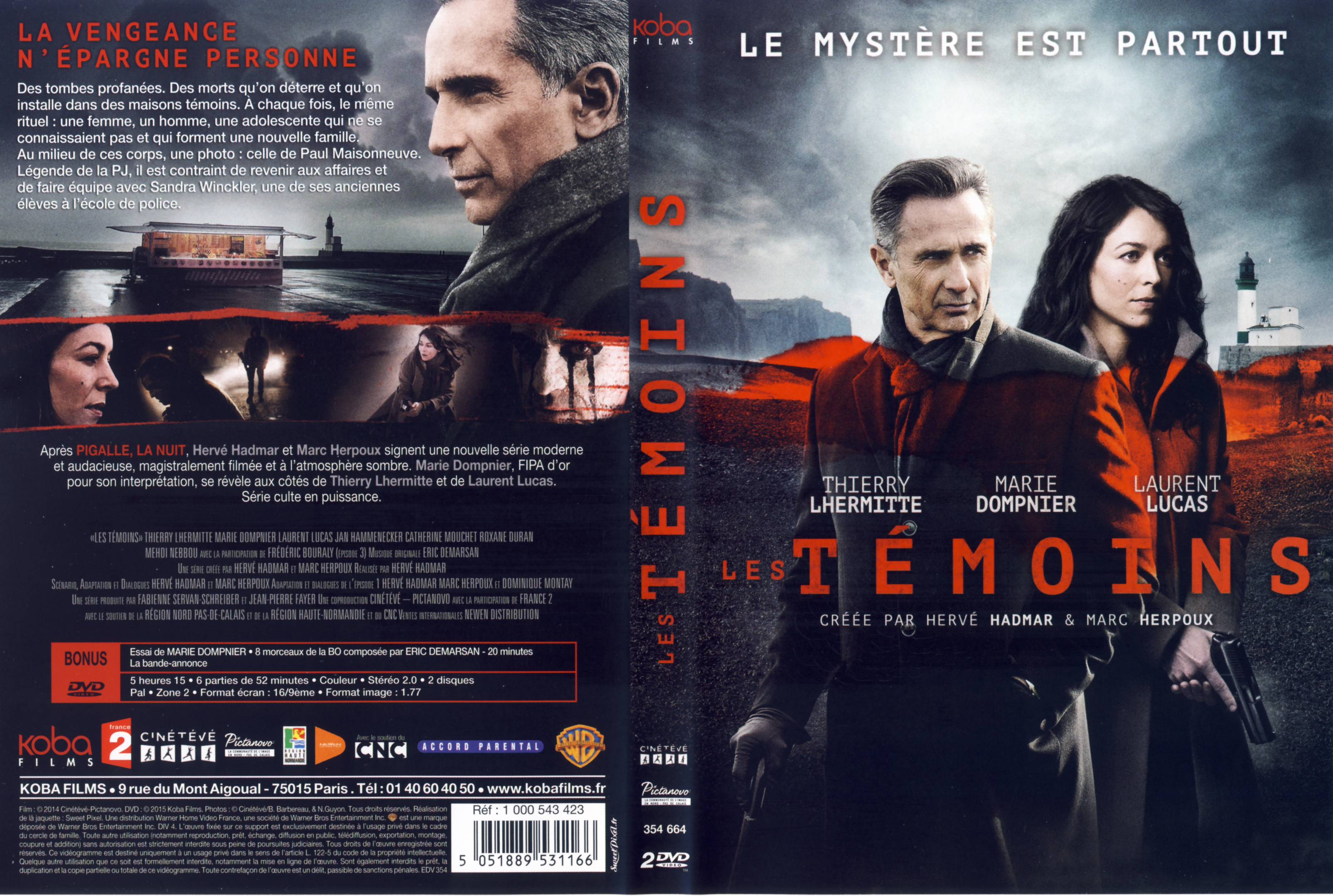 Jaquette DVD Les tmoins (2014)