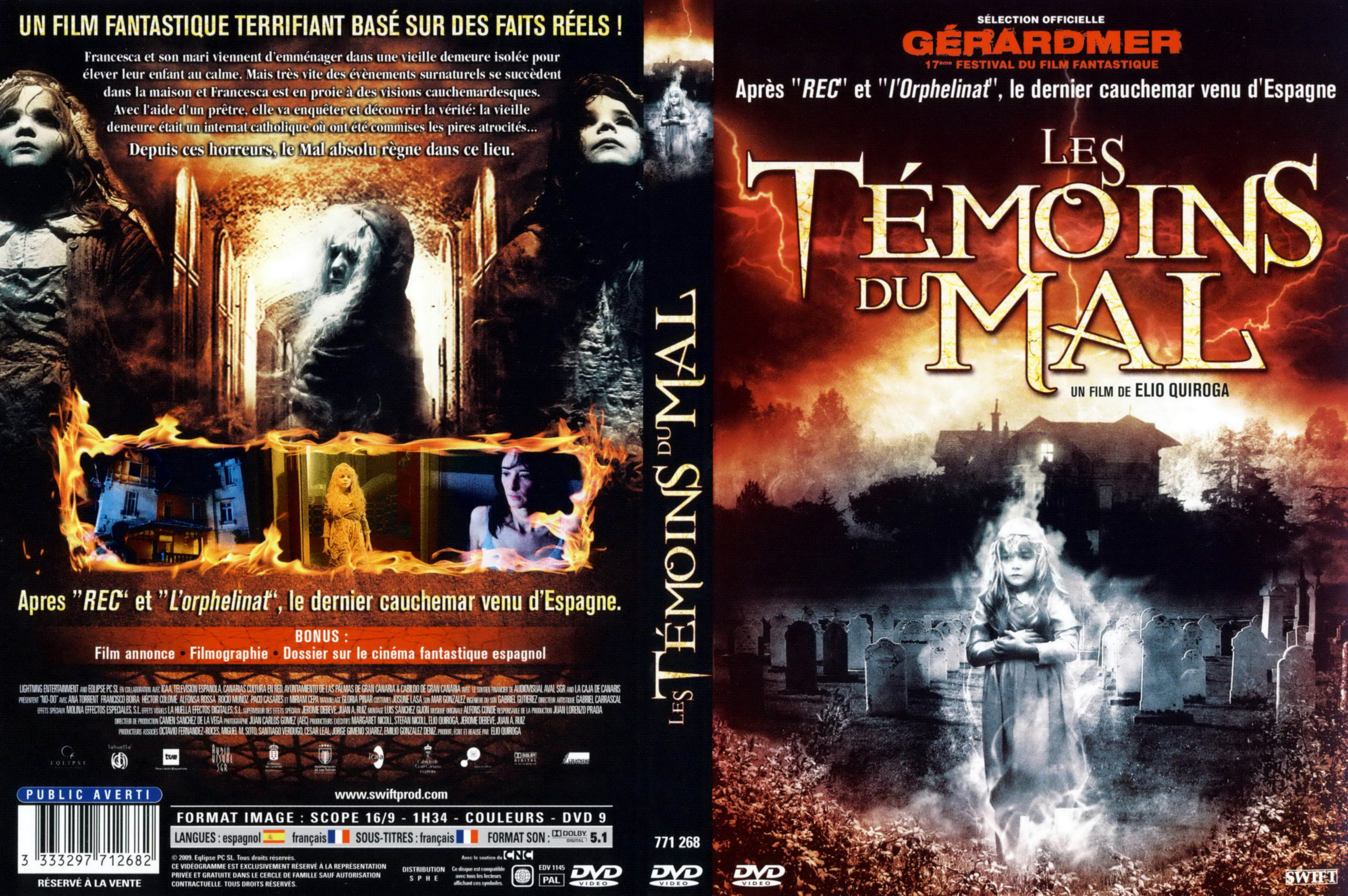 Jaquette DVD Les tmoins du mal