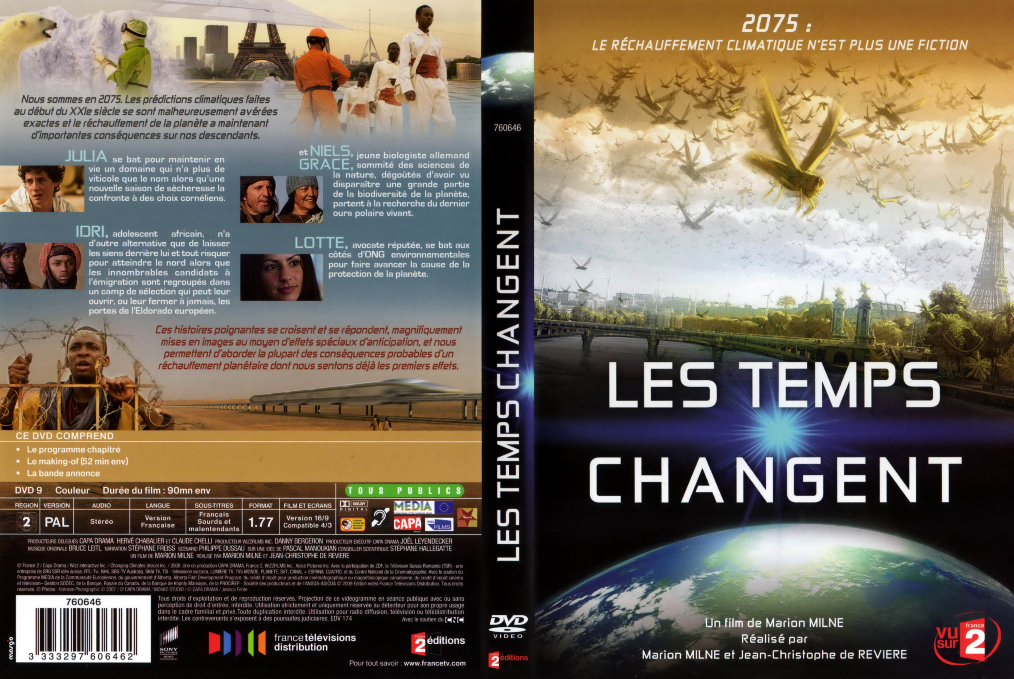 Jaquette DVD Les temps changent