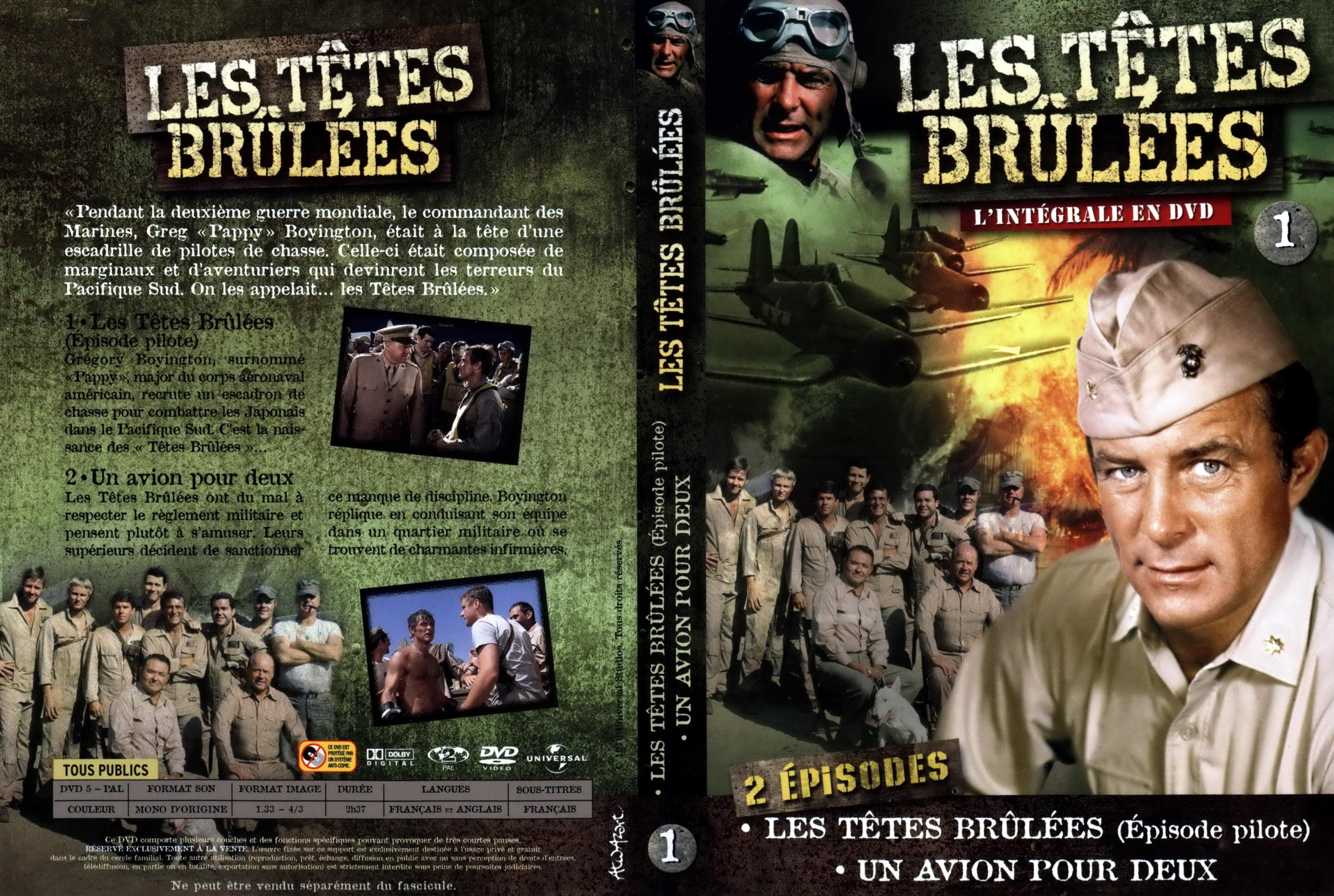 Jaquette DVD Les ttes brulees Intgrale vol 01