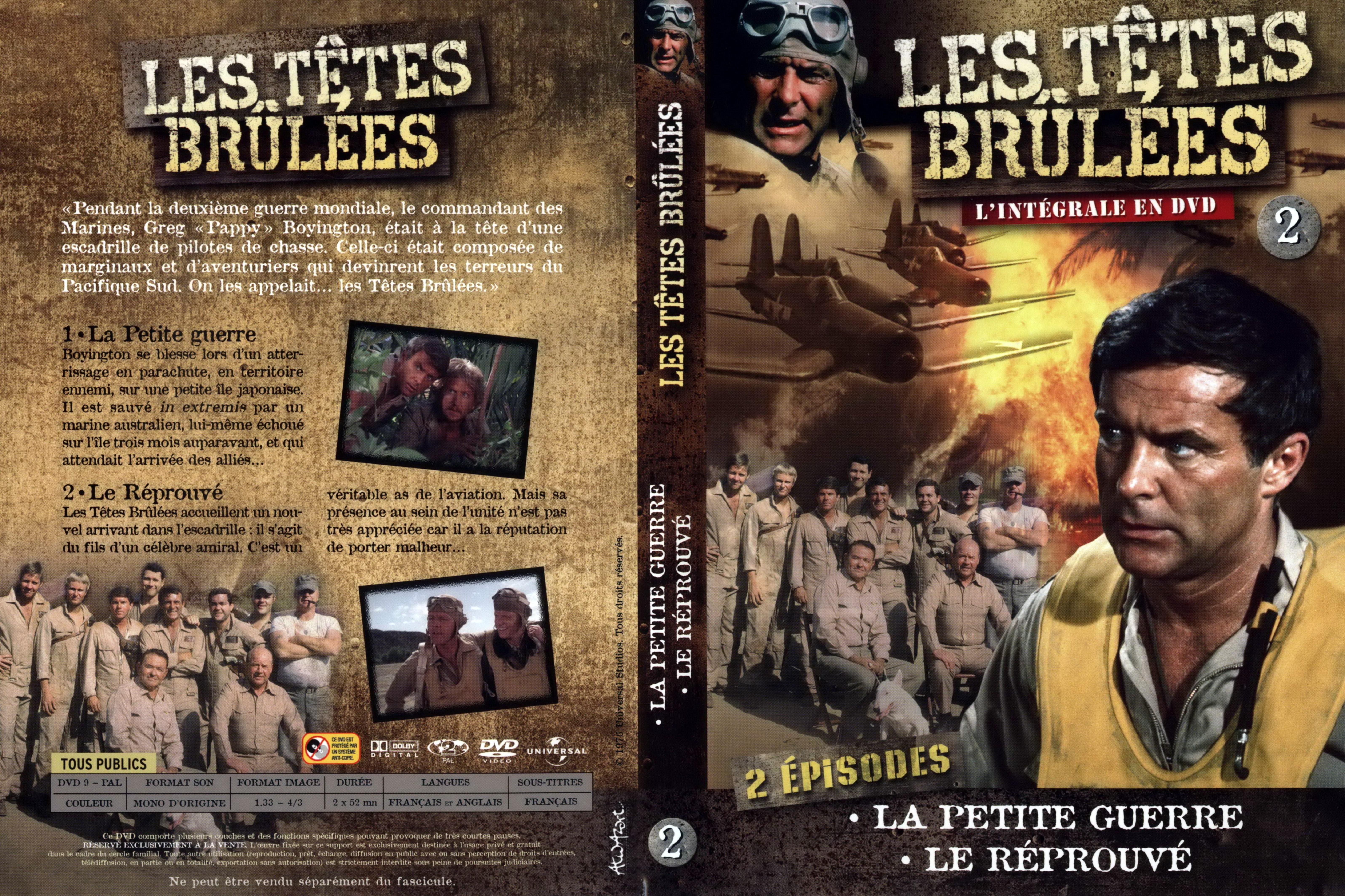 Jaquette DVD Les ttes brulees Intgrale vol 02