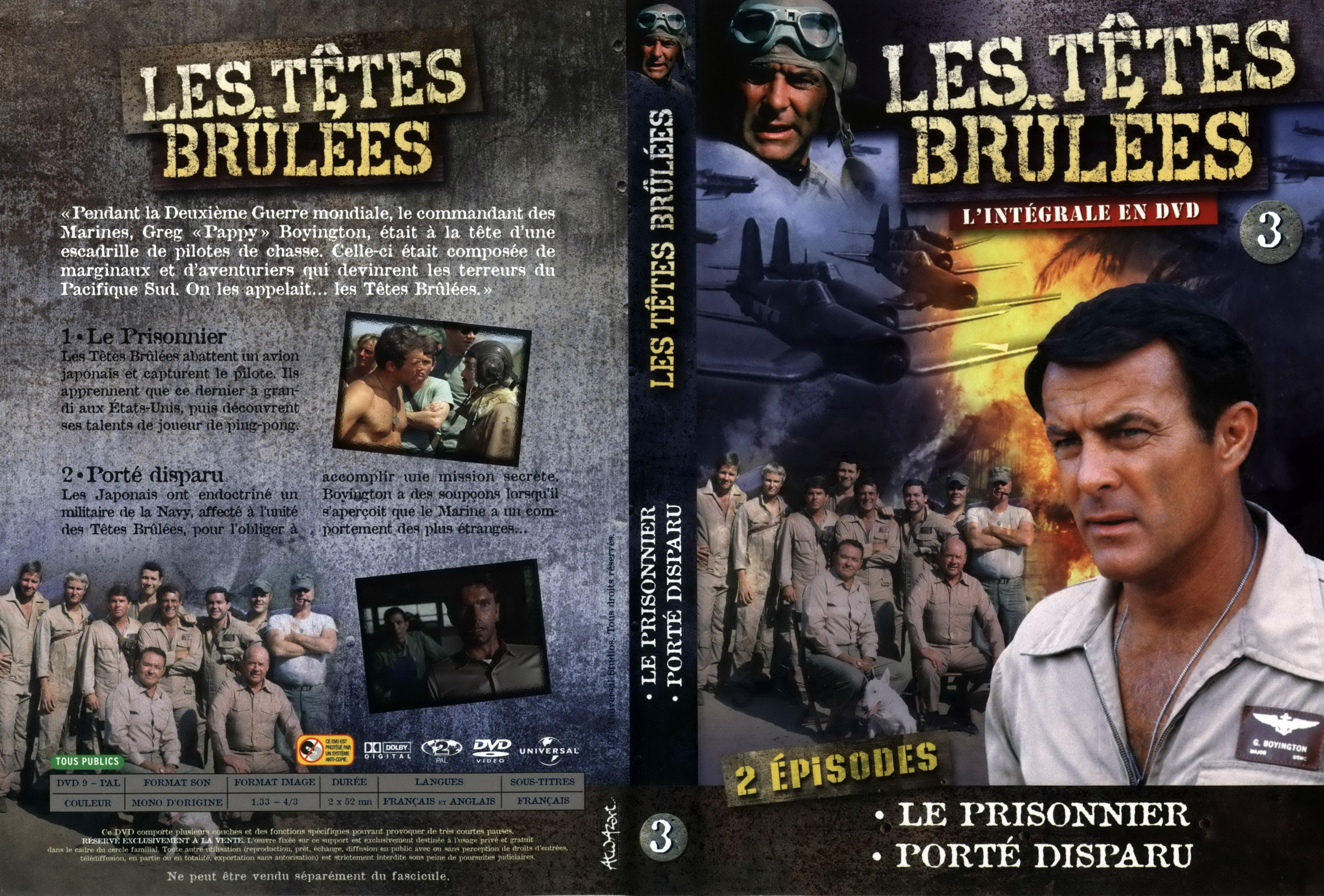 Jaquette DVD Les ttes brulees Intgrale vol 03