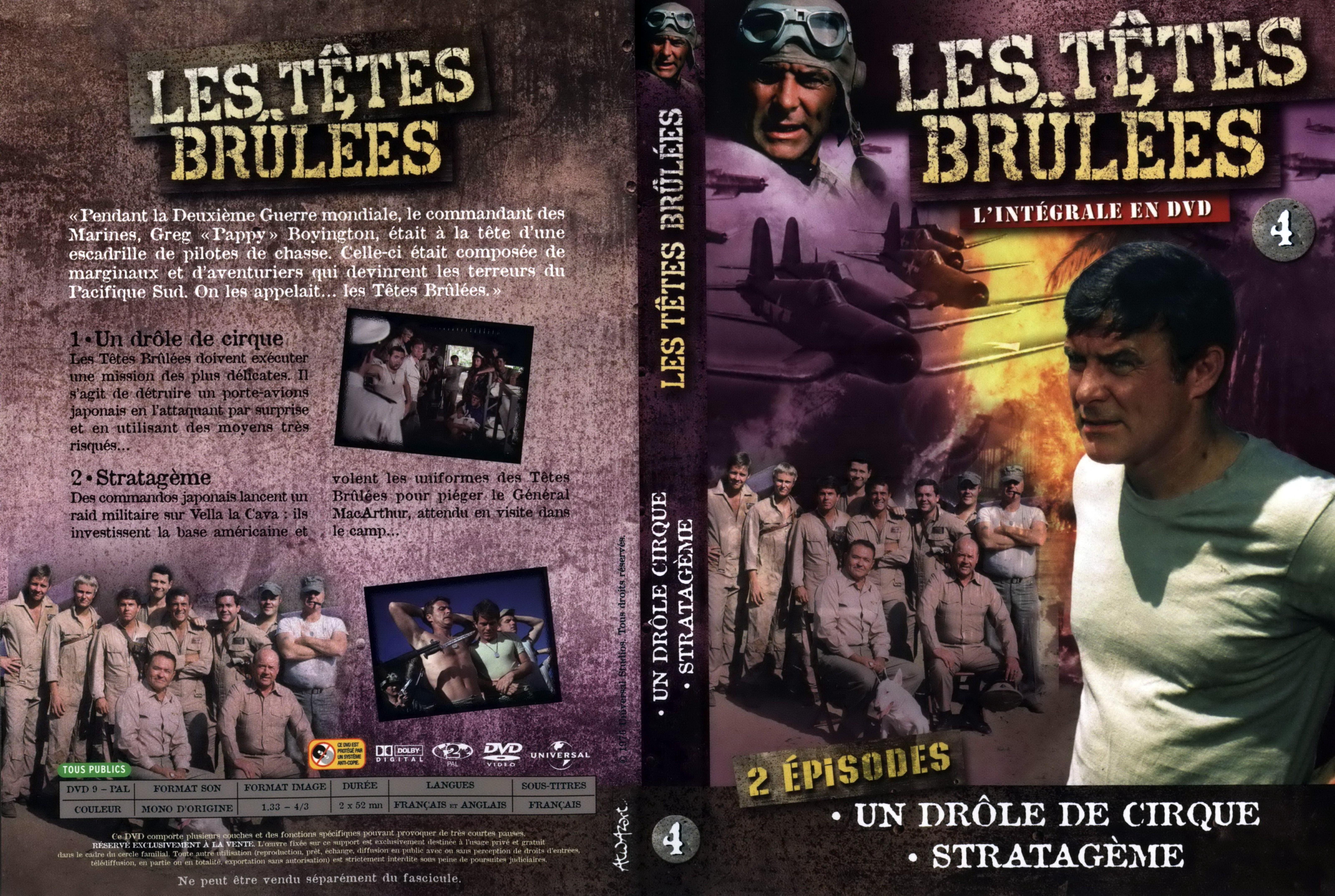 Jaquette DVD Les ttes brulees Intgrale vol 04