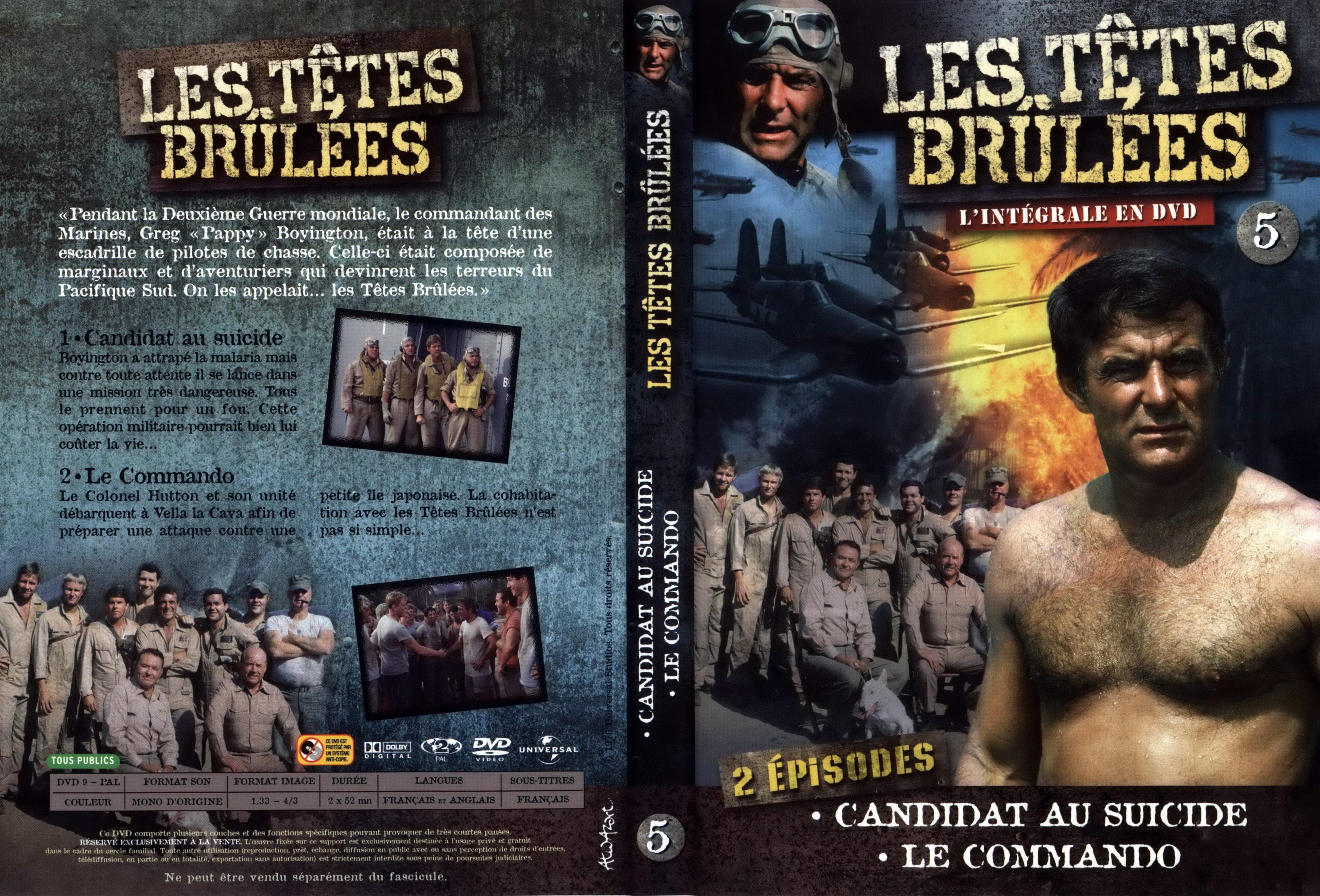 Jaquette DVD Les ttes brulees Intgrale vol 05