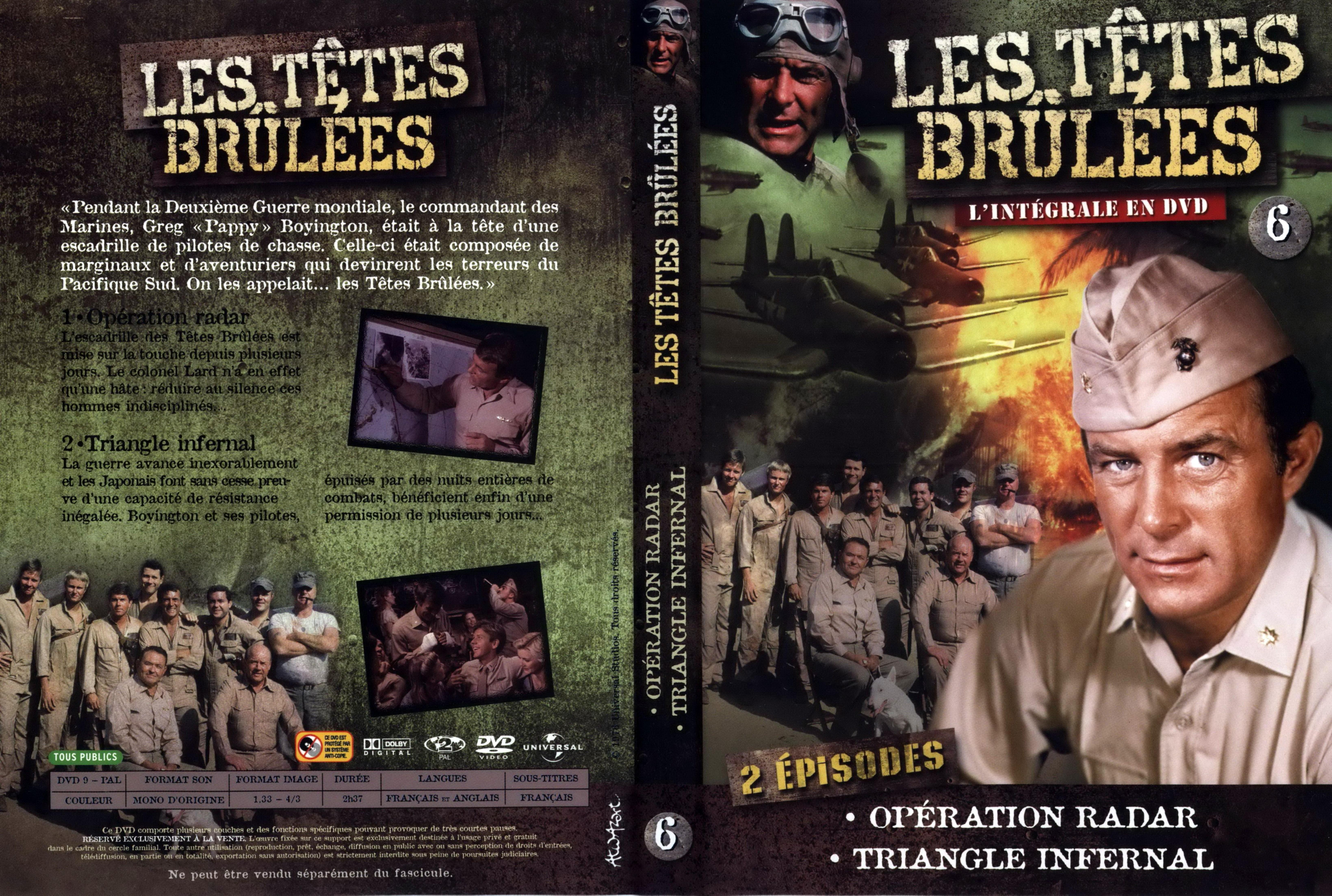 Jaquette DVD Les ttes brulees Intgrale vol 06