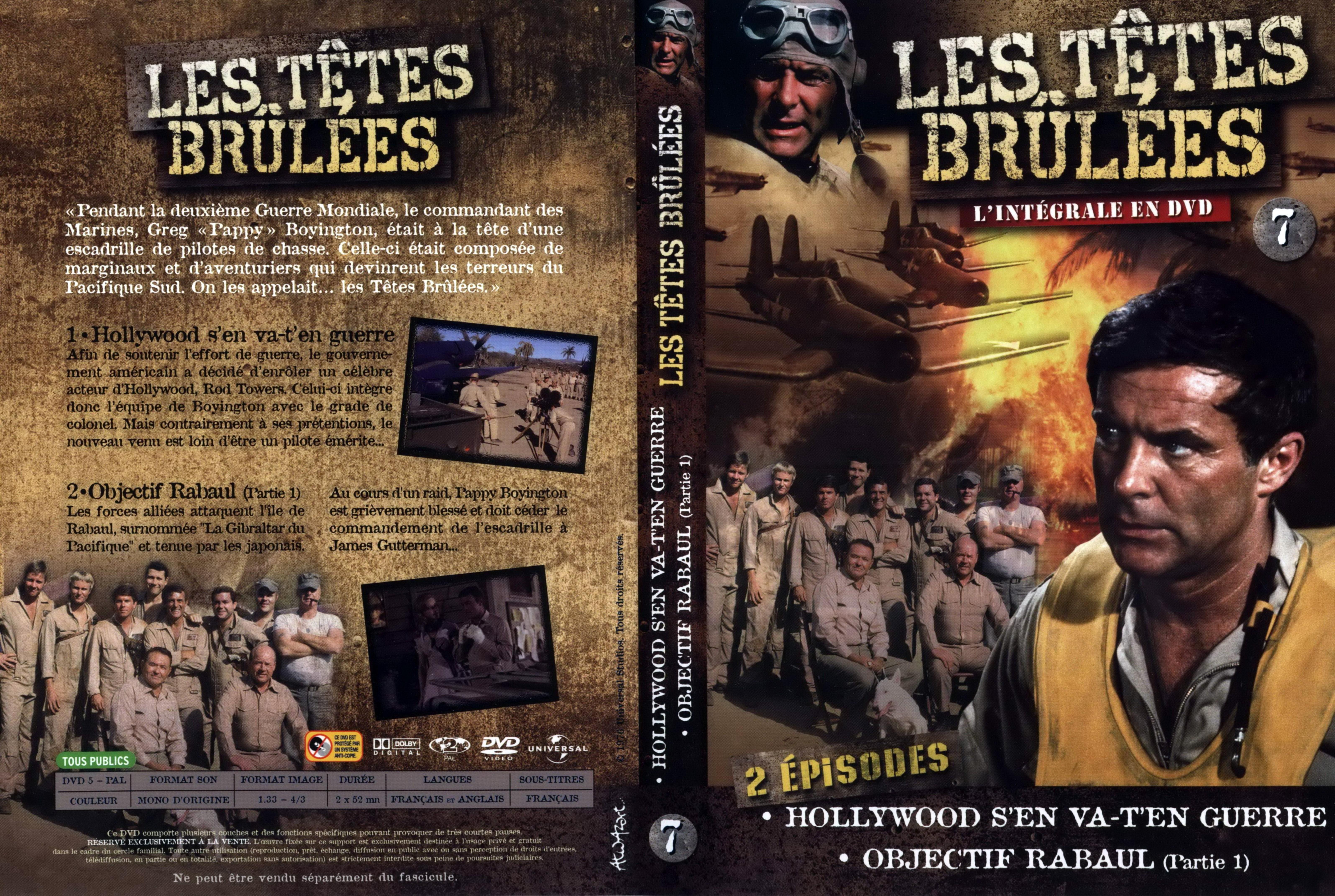 Jaquette DVD Les ttes brulees Intgrale vol 07