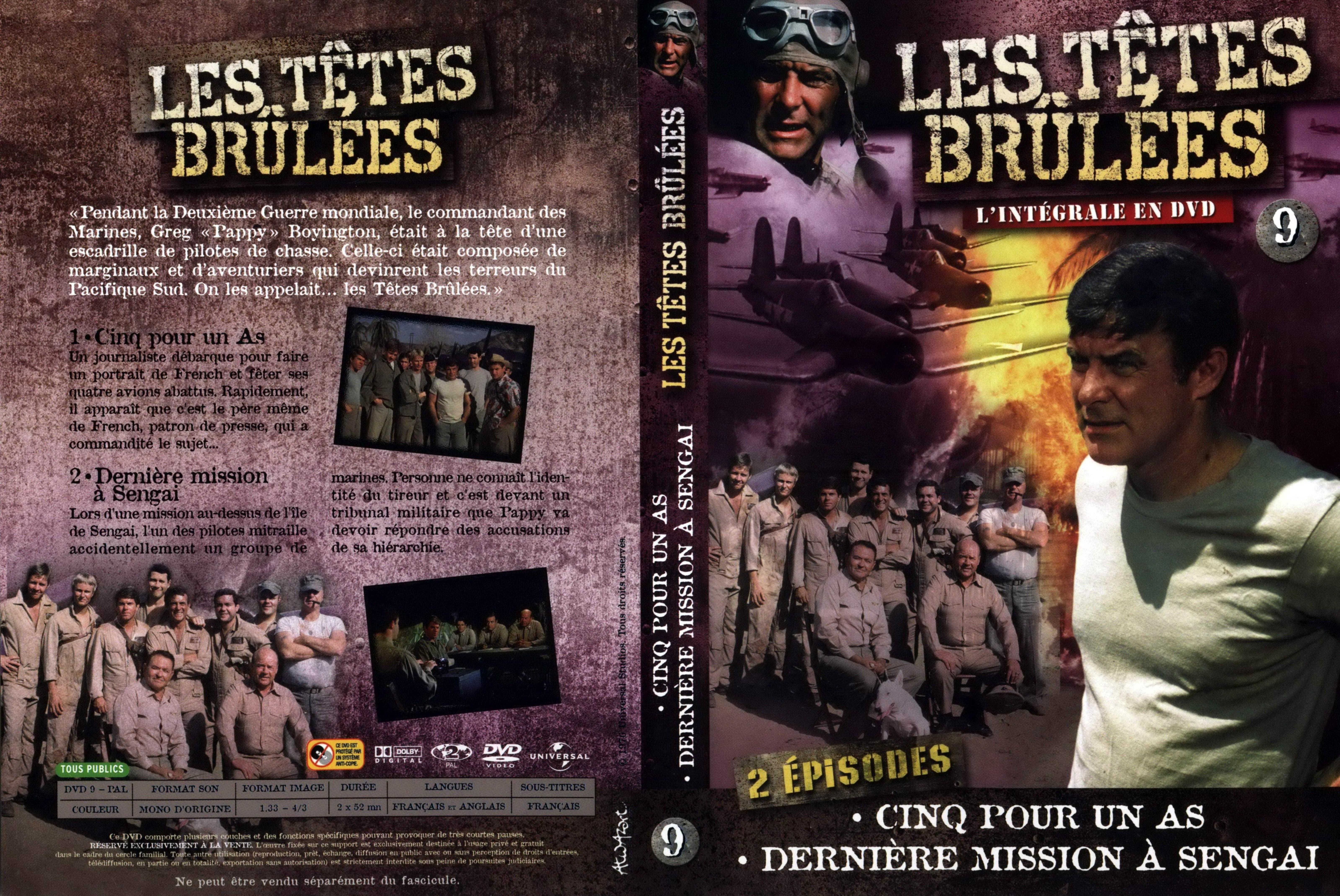 Jaquette DVD Les ttes brulees Intgrale vol 09