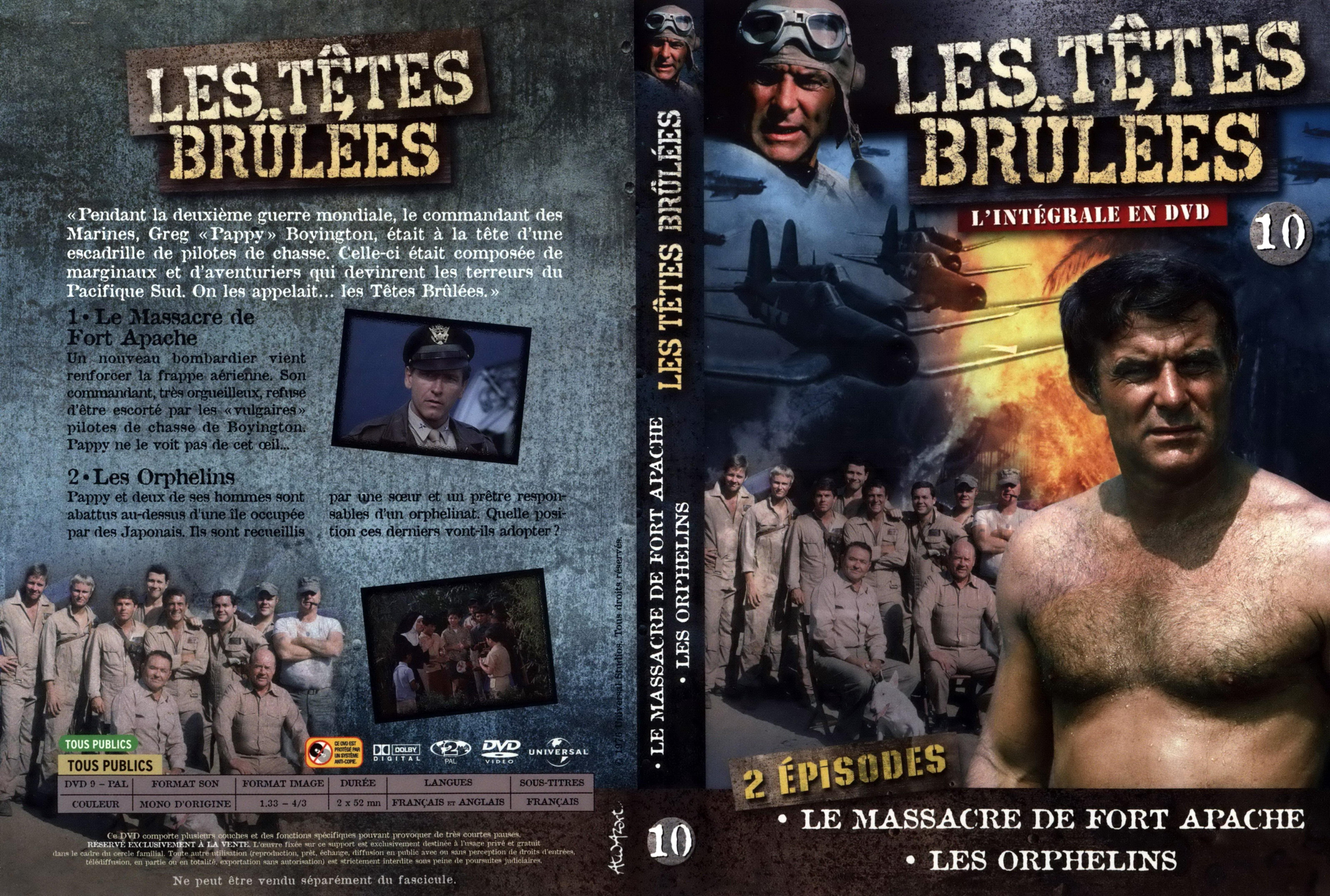 Jaquette DVD Les ttes brulees Intgrale vol 10