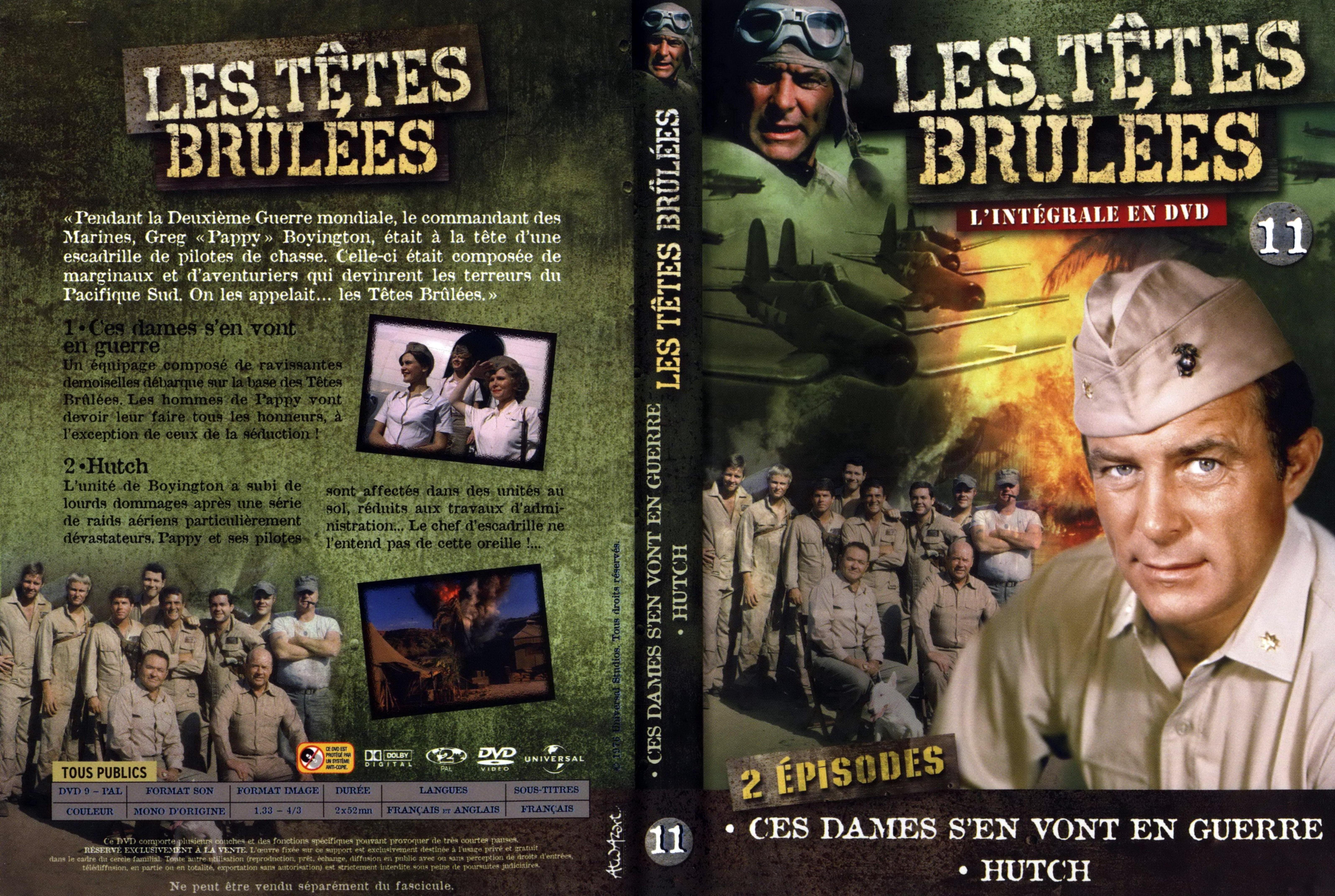 Jaquette DVD Les ttes brulees Intgrale vol 11